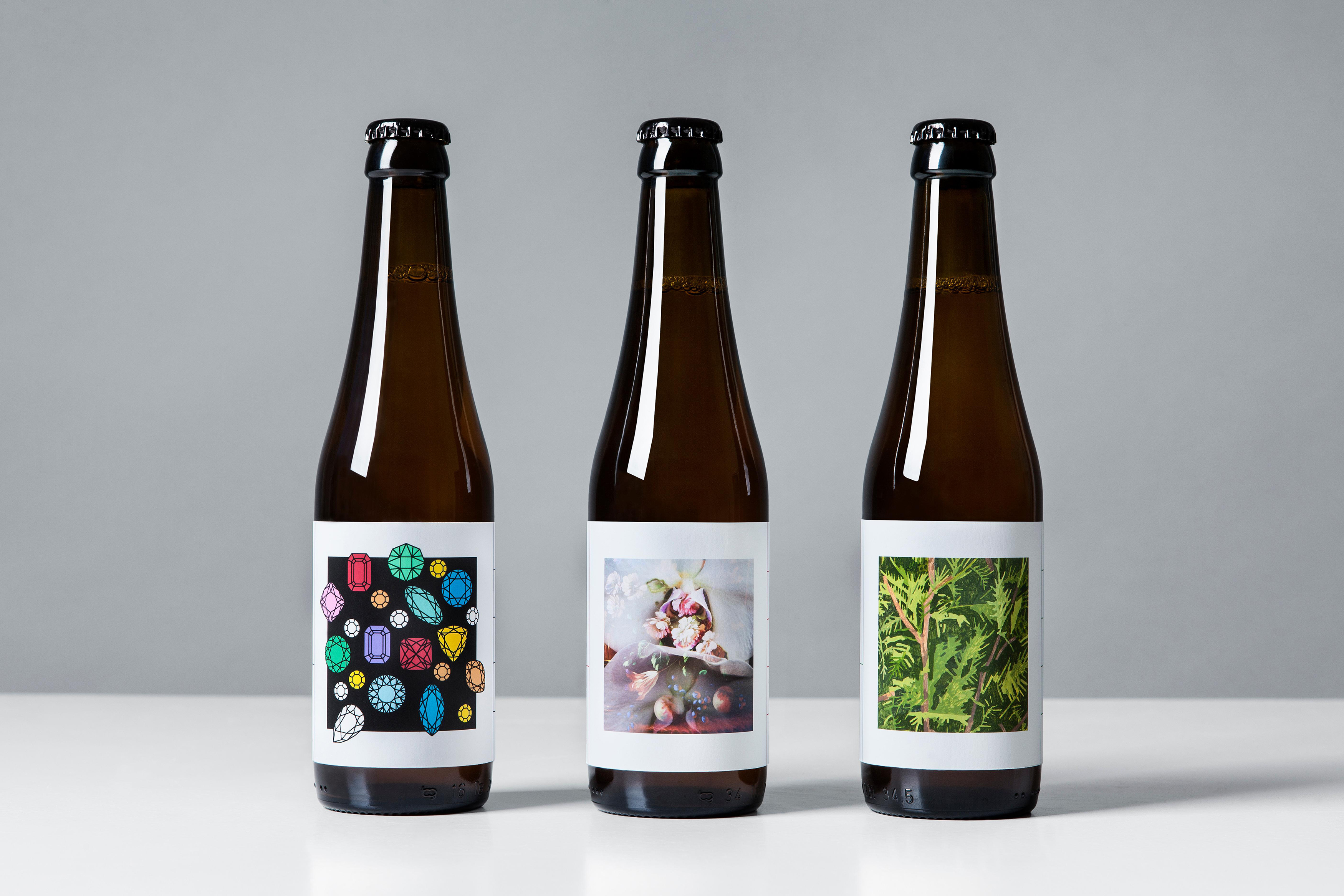 Packaging for O/O Brewing by Swedish graphic design studio Lundgren+Lindqvist