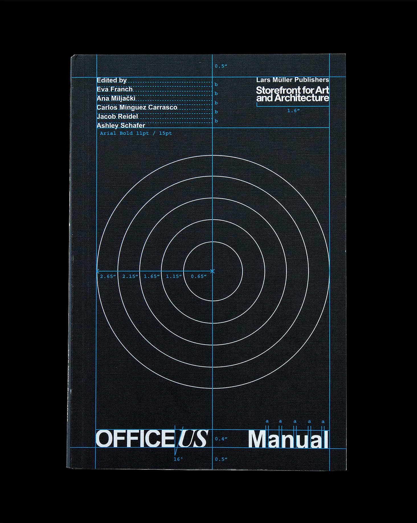 Book designed by Pentagram's Natasha Jen for OfficeUS Manual published by Lars Müller Publishers