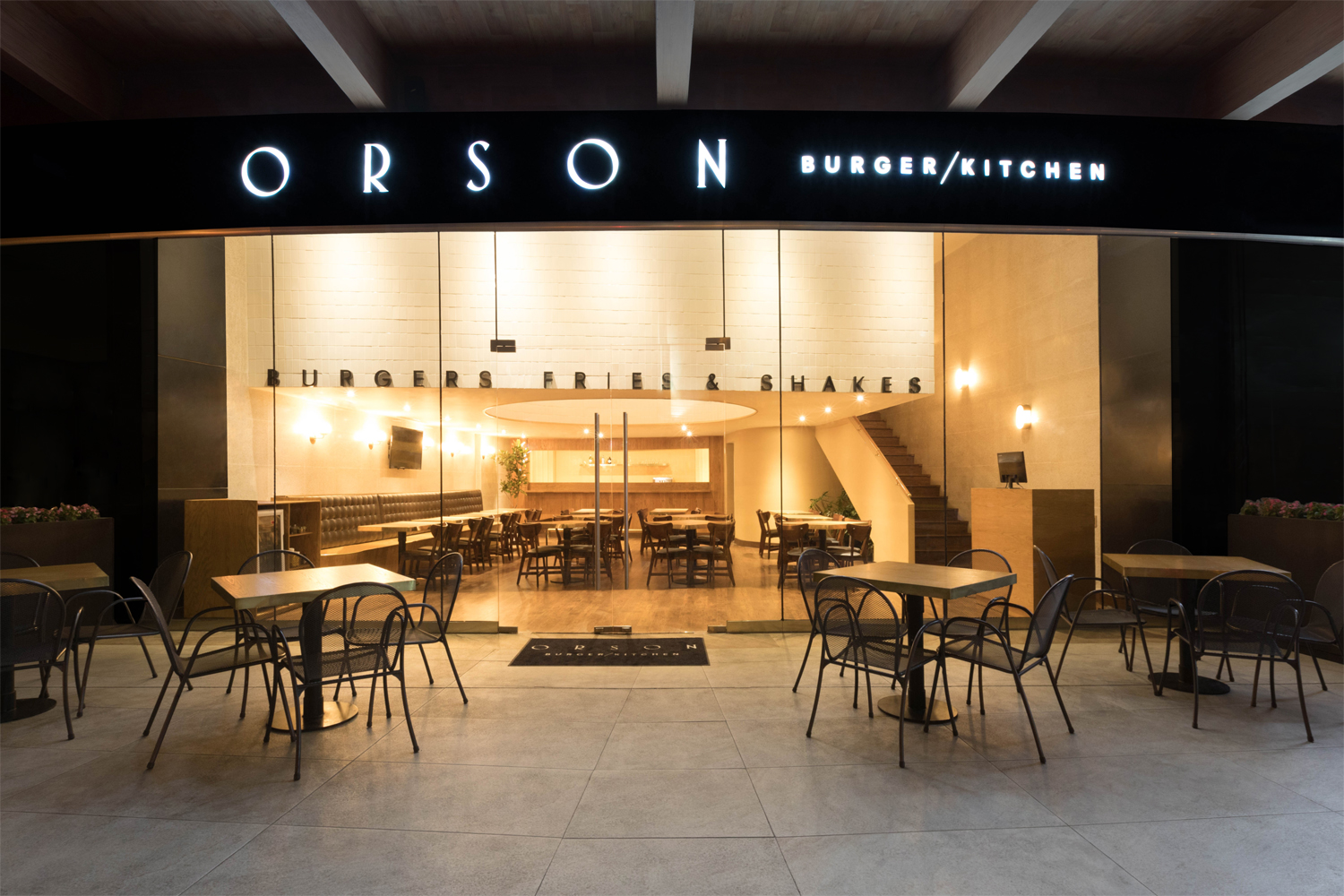 Interior design by Anagrama for San Pedro based burger bar Orson