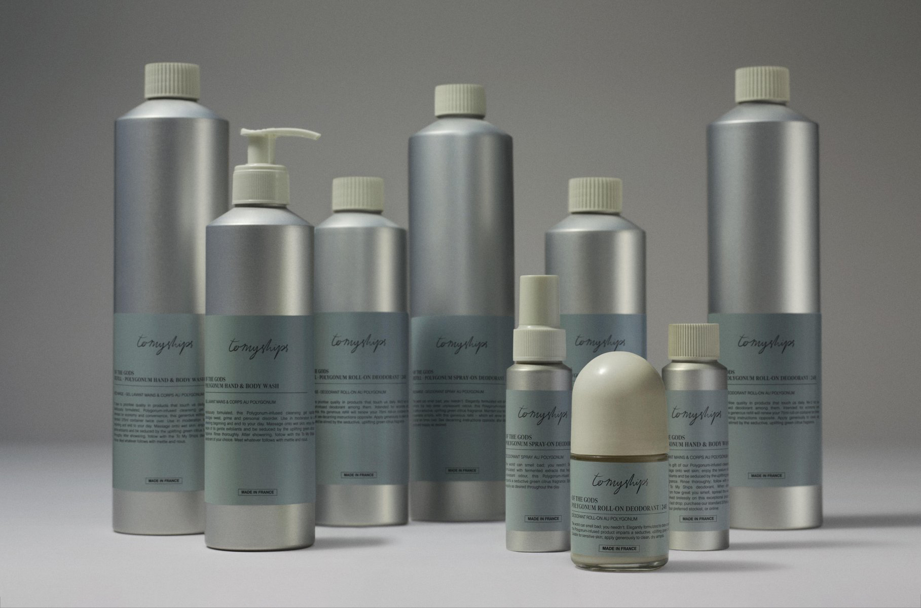 Branding and packaging design for personal care brand To My Ships designed by Formafantasma Branding and packaging design for personal care brand To My Ships designed by Formafantasma