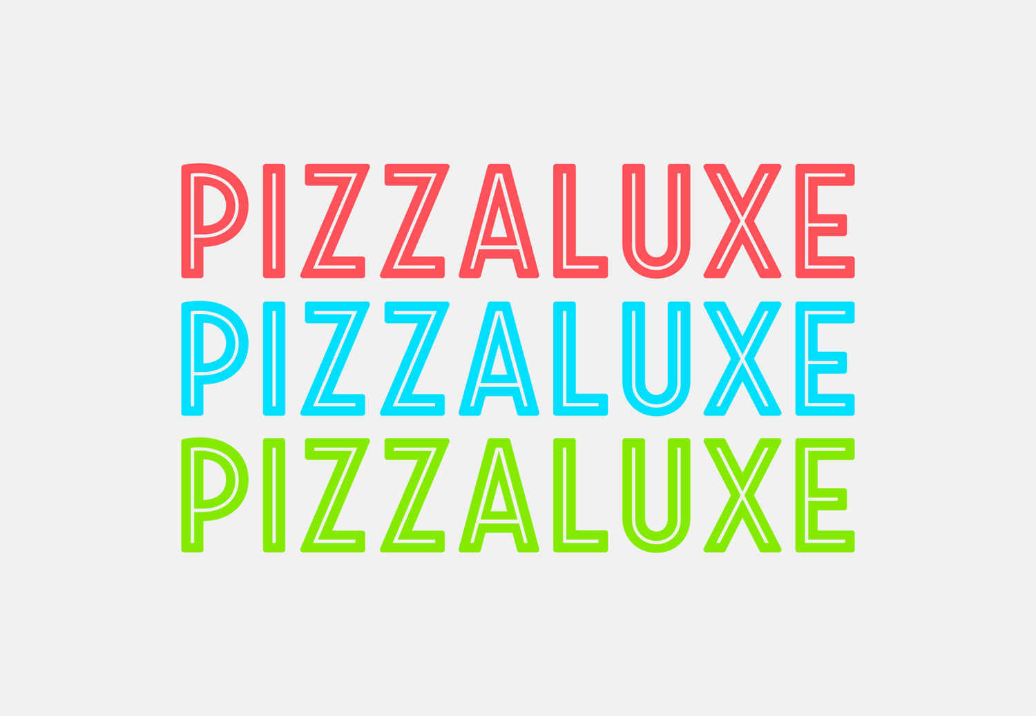 Logotype for PizzaLuxe designed by Touch