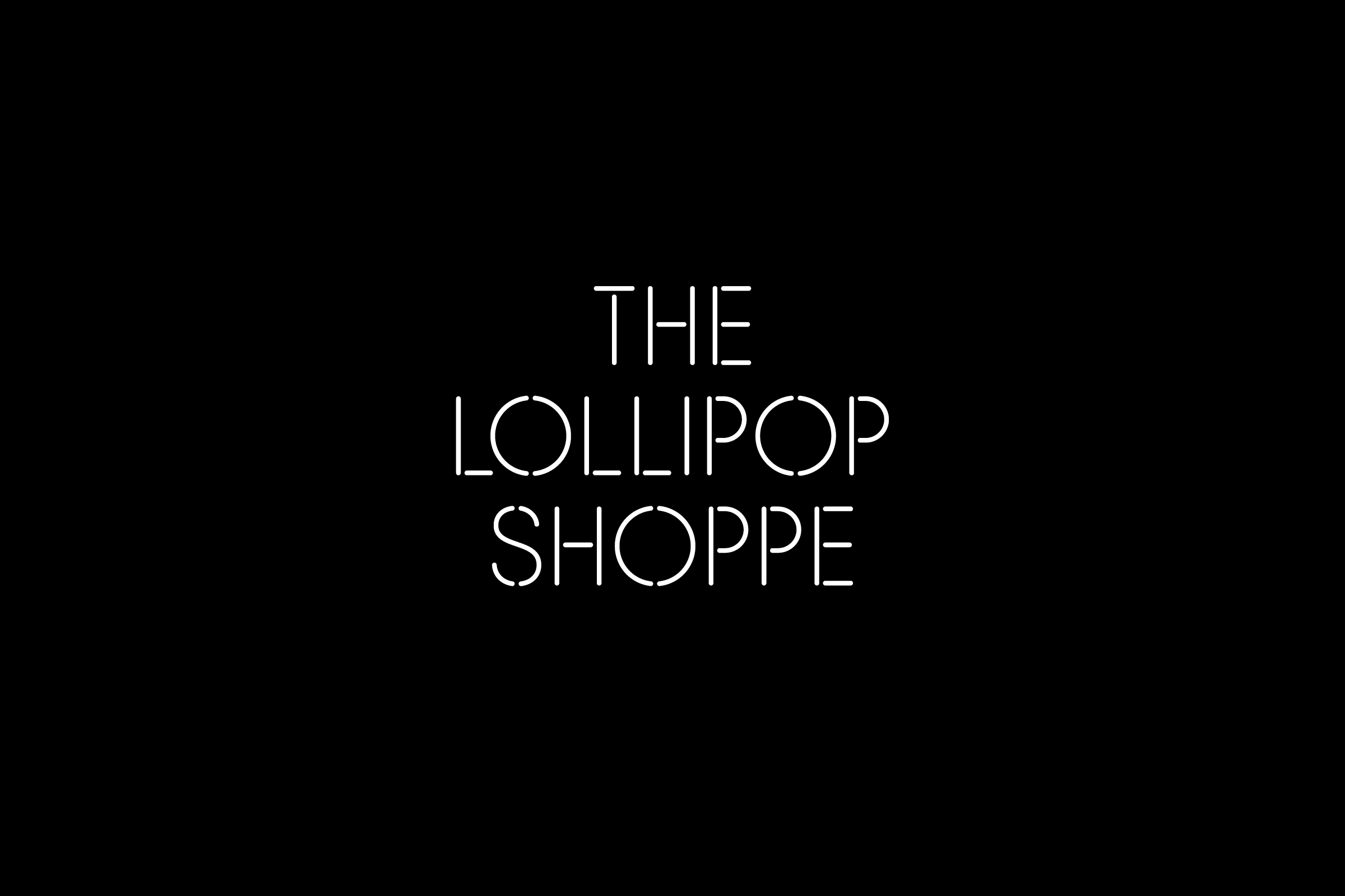 Logotype created by Studio Makgill for designer furniture and accessories retailer The Lollipop Shoppe