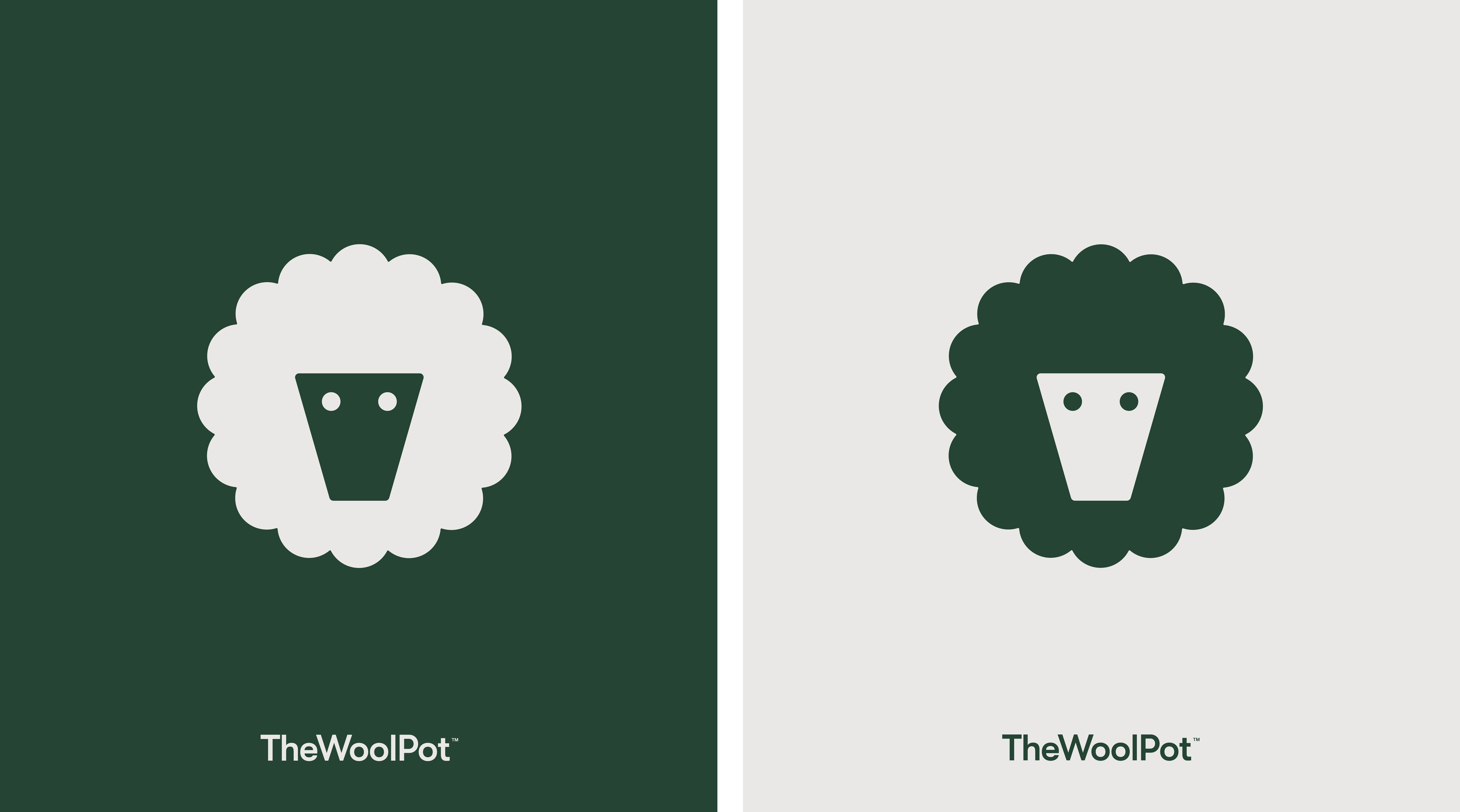 Logo, print, packaging and website design by New Zealand-based Seachange for compostable wool plant pot brand The Wool Pot