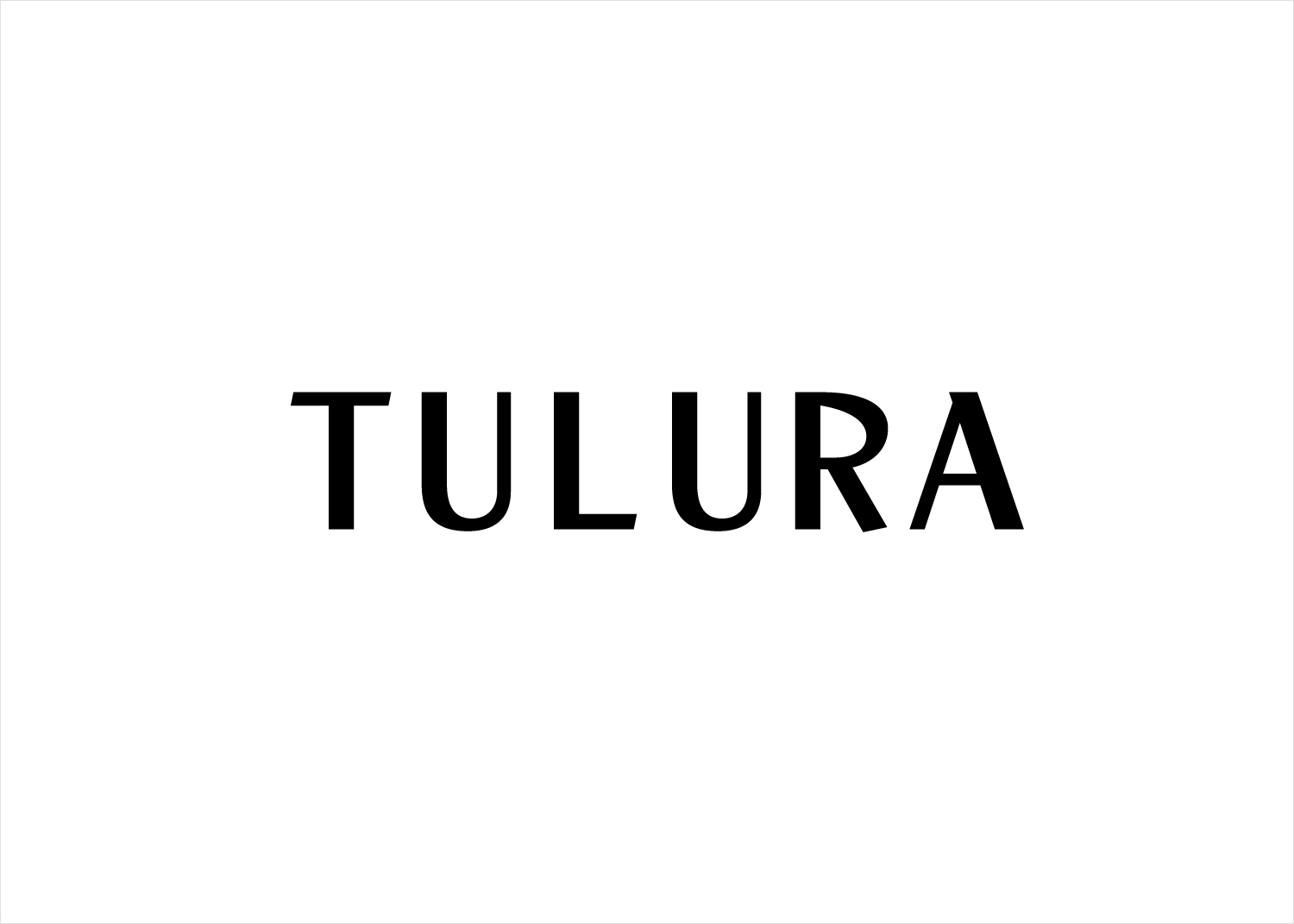 Logotype by Leeds-based design studio Build for New York luxury botanical skincare brand Tulura