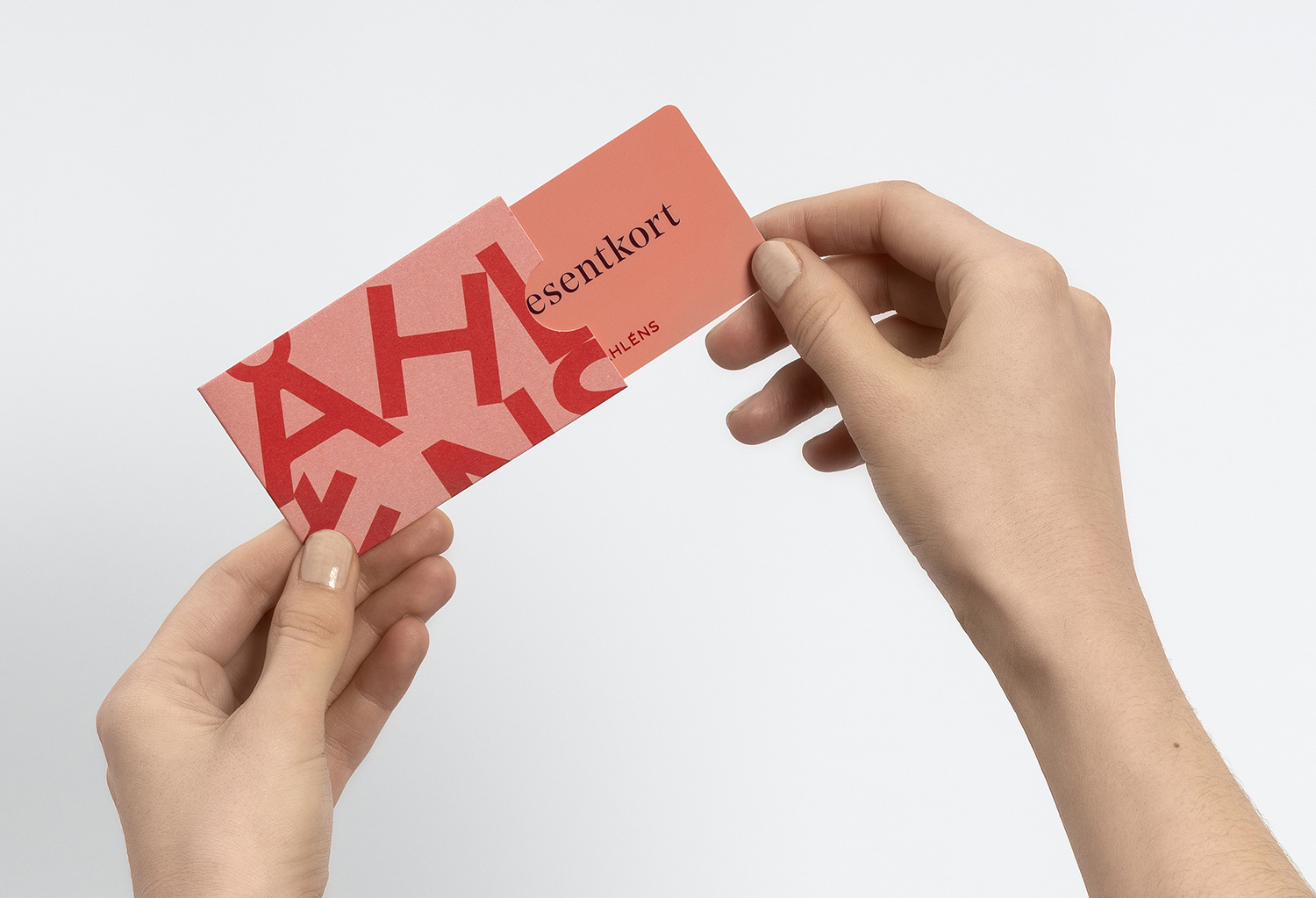 Visual identity and gift card by Happy FB for Swedish retailer Åhléns