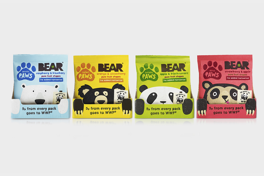 Top 5 Packaging Design Projects of 2014 – Bear Paws designed by B&B Studio