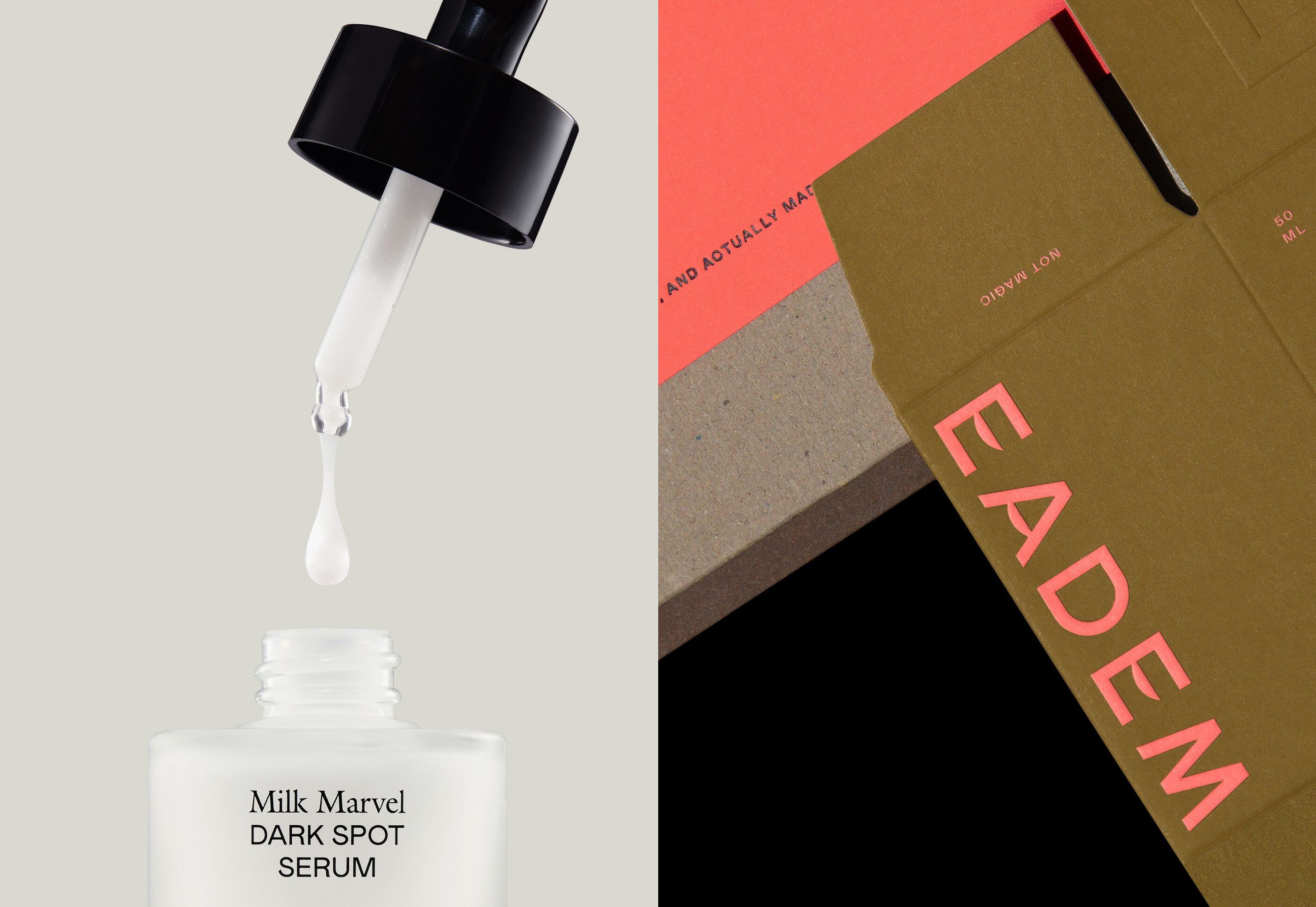 Eadem – Beauty brand for people of colour. Packaging design by New York and Parisian based Lotta Nieminen. Reviewed by Kinda Sararino for BP&O