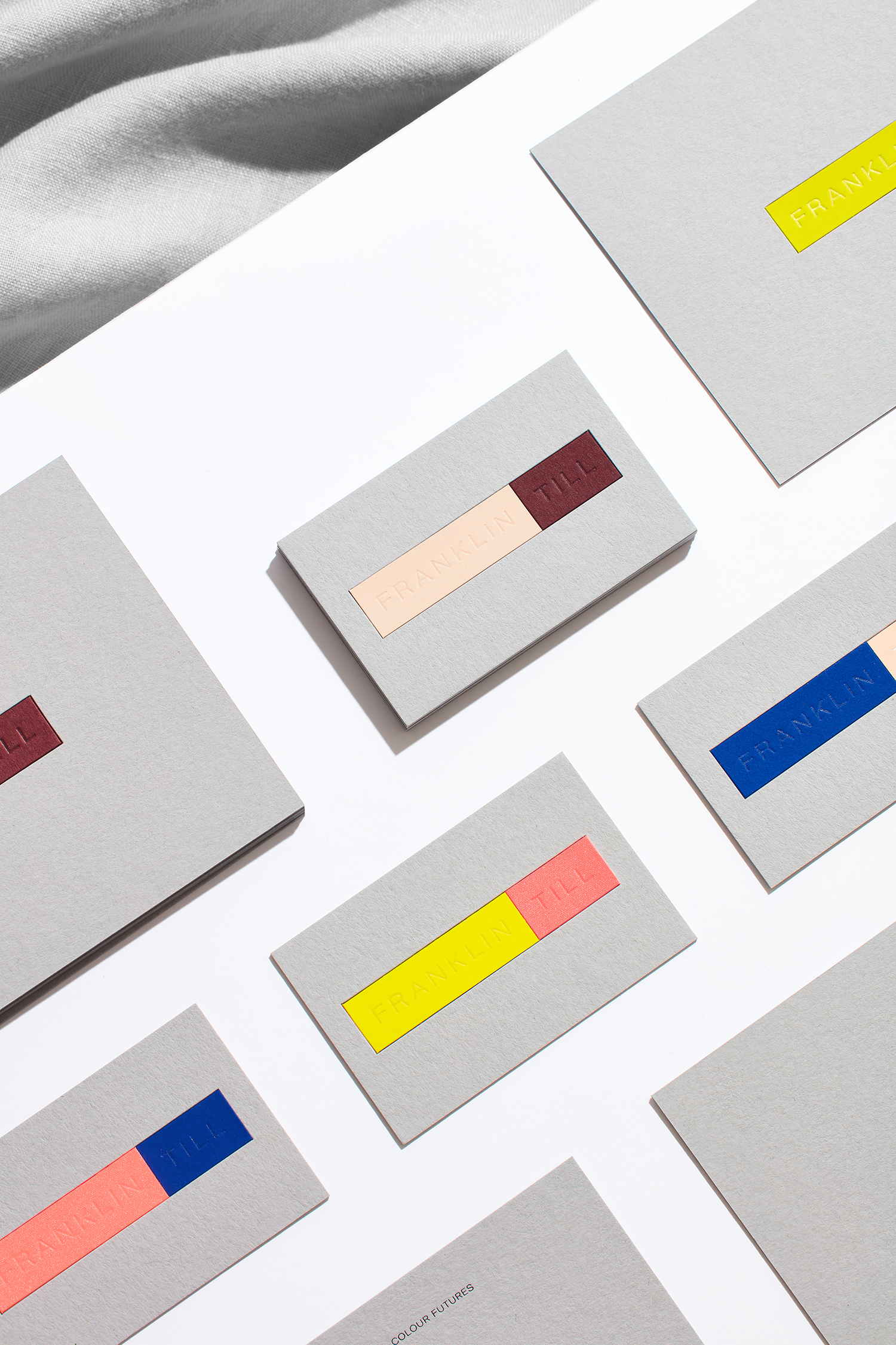 Graphic identity and stationery by Commission for futures research agency FranklinTill