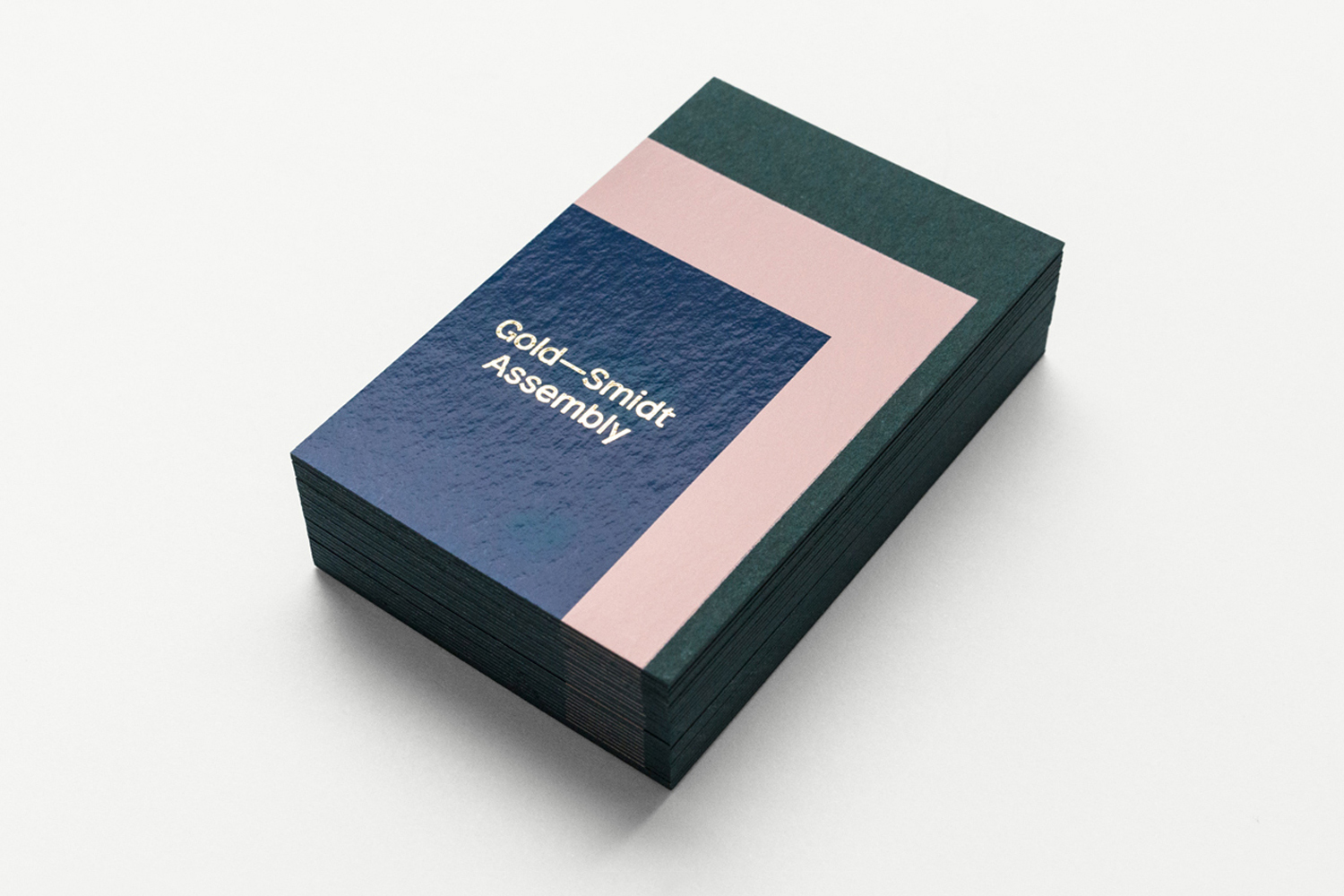 Brand identity, print and signage by Copenhagen design studio Republic for pop-up art gallery Gold—Smidt Assembly