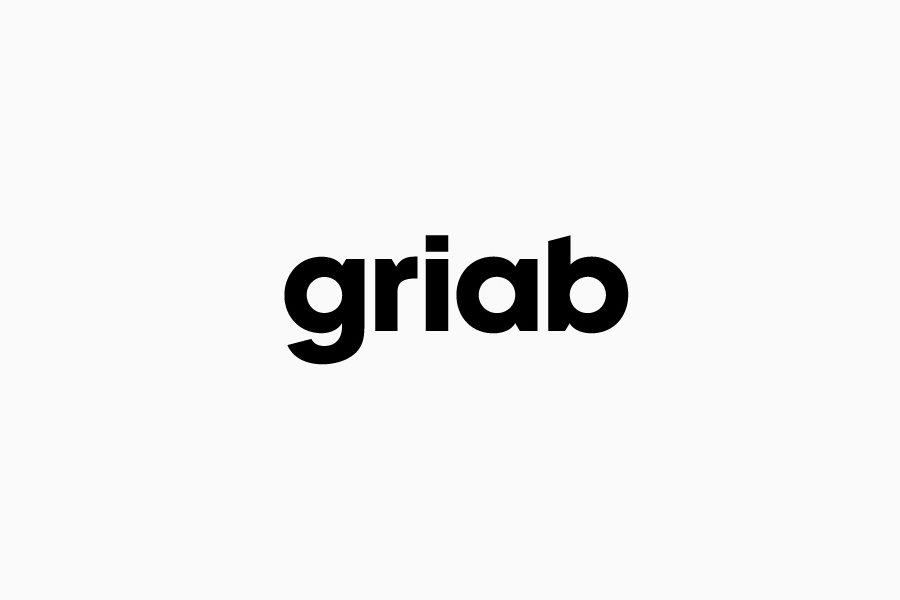 Logotype for Swedish architecture and engineering firm Griab designed by Kollor