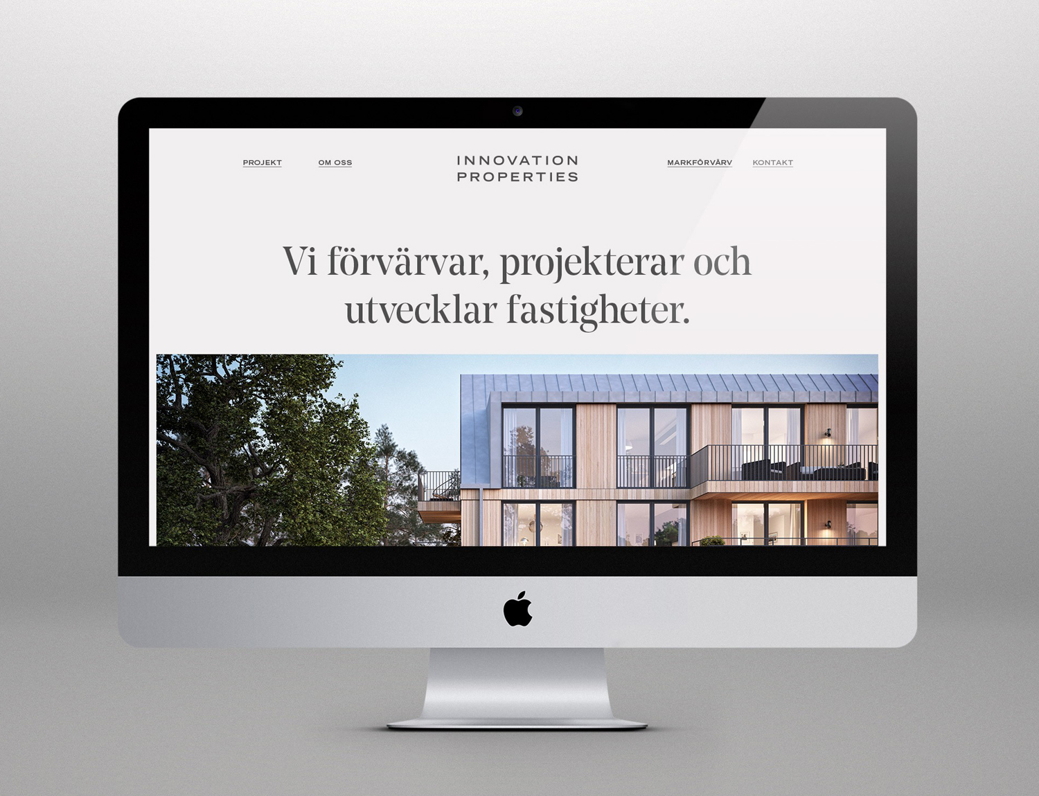 Branding and website for Scandinavian developer Innovation Properties by 25AH