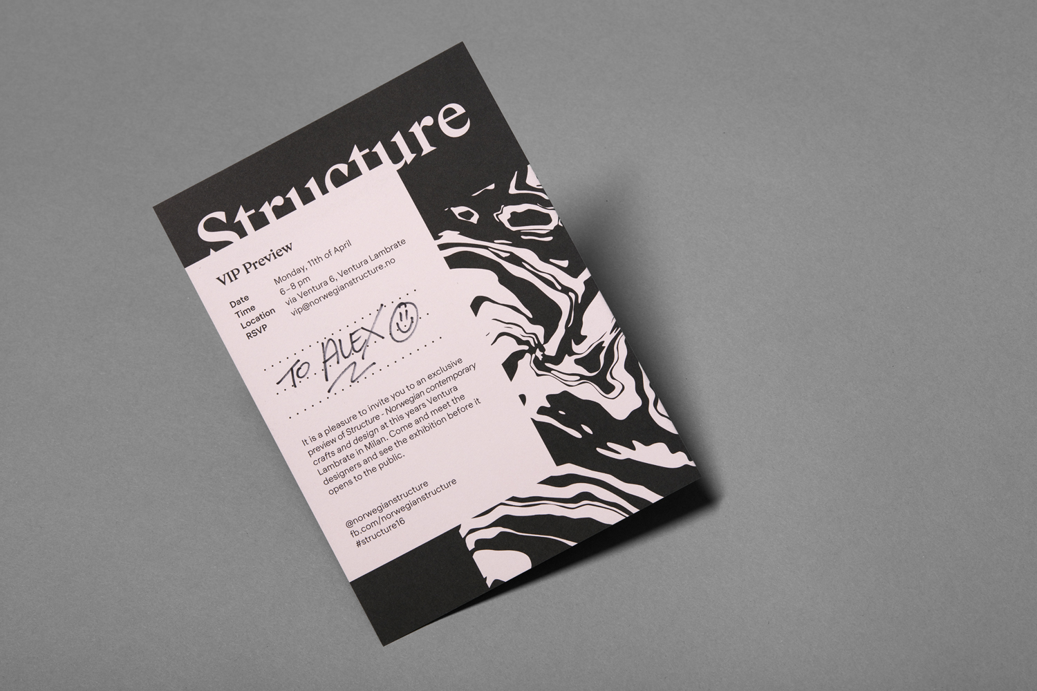 Logo, branding and print by Oslo-based studio Bielke & Yang for contemporary crafts and design exhibition Norwegian Structure