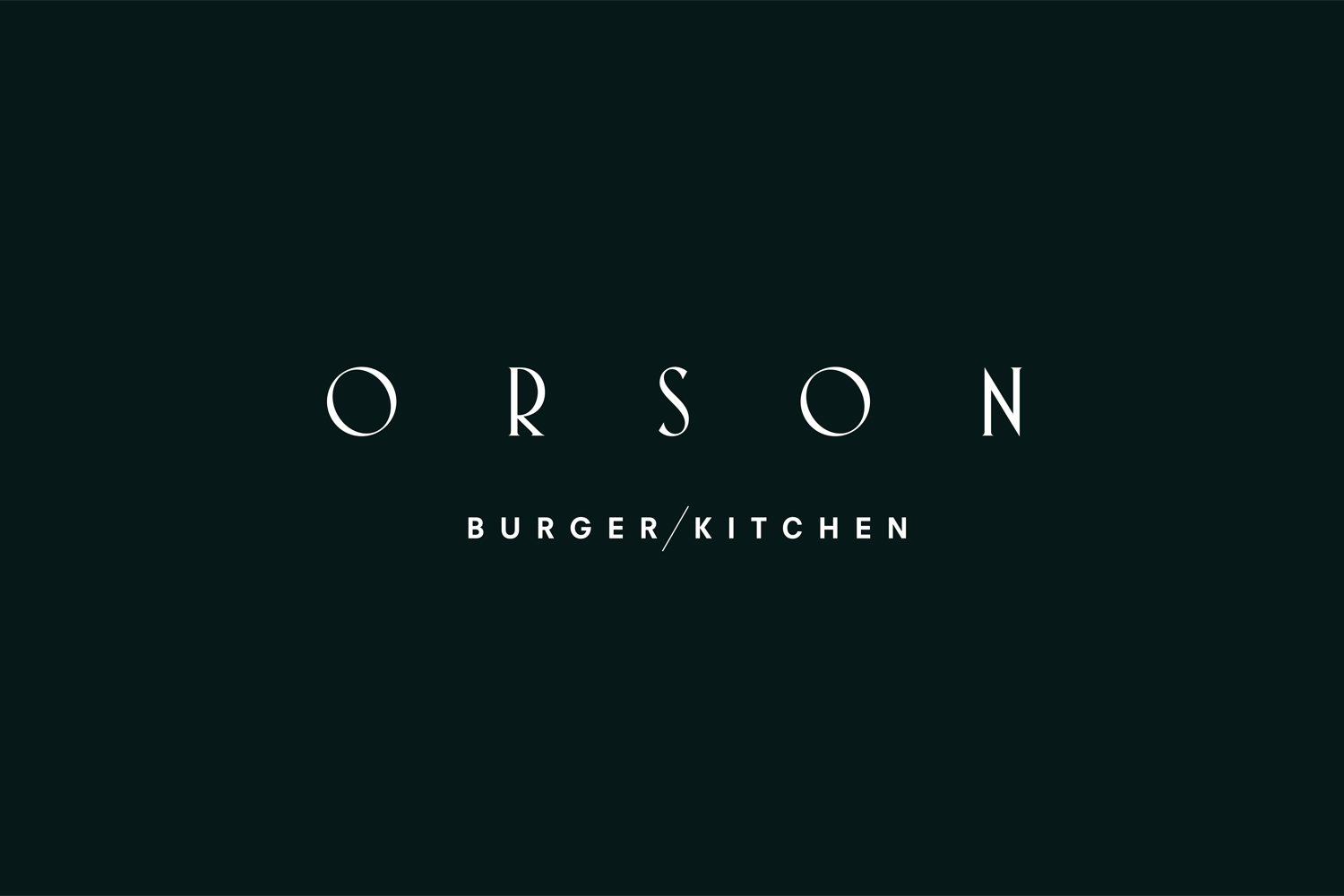 Logotype design by Anagrama for San Pedro based burger bar Orson