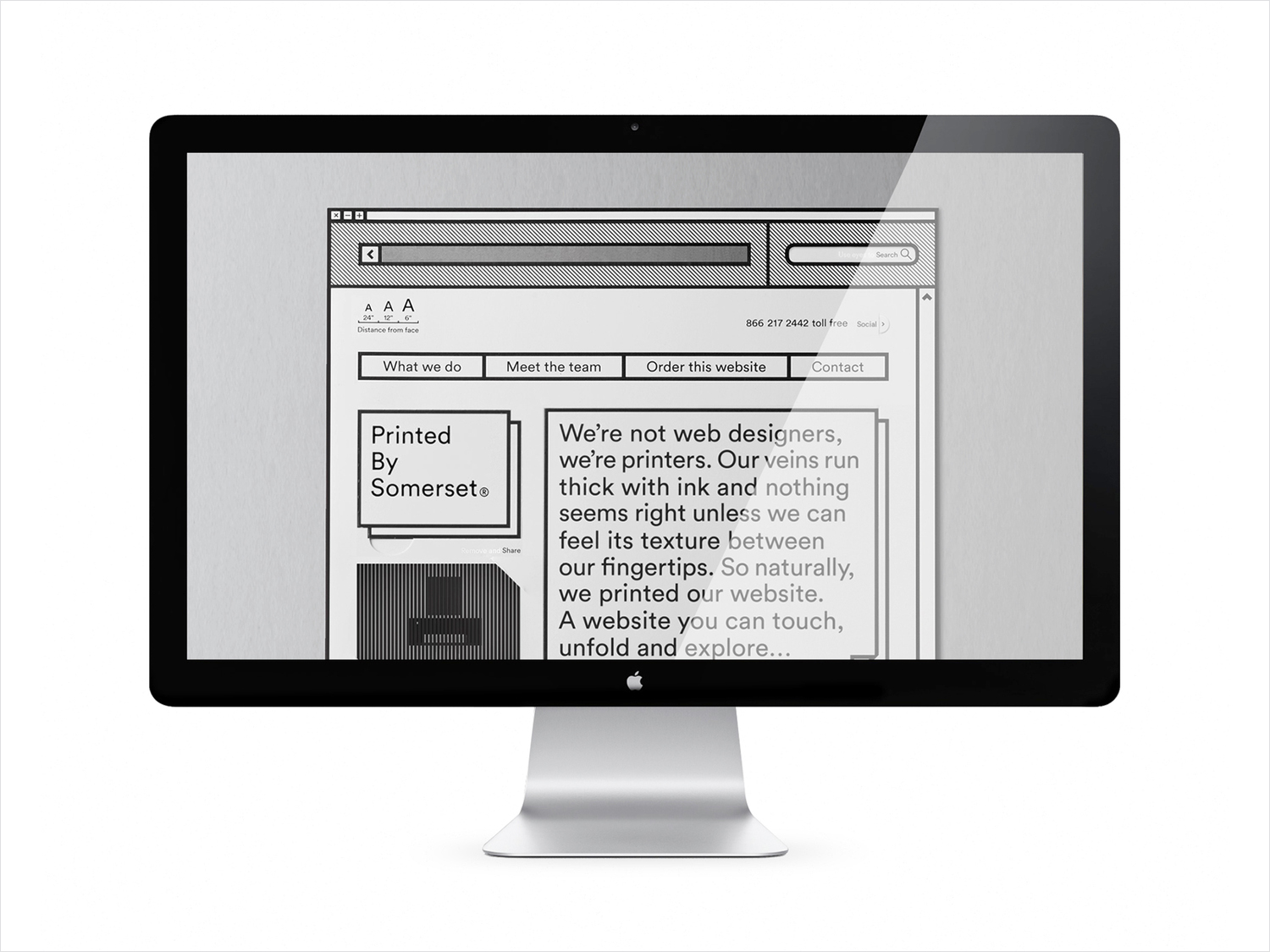 Branding and website by Leo Burnett Toronto for print production studio Somerset