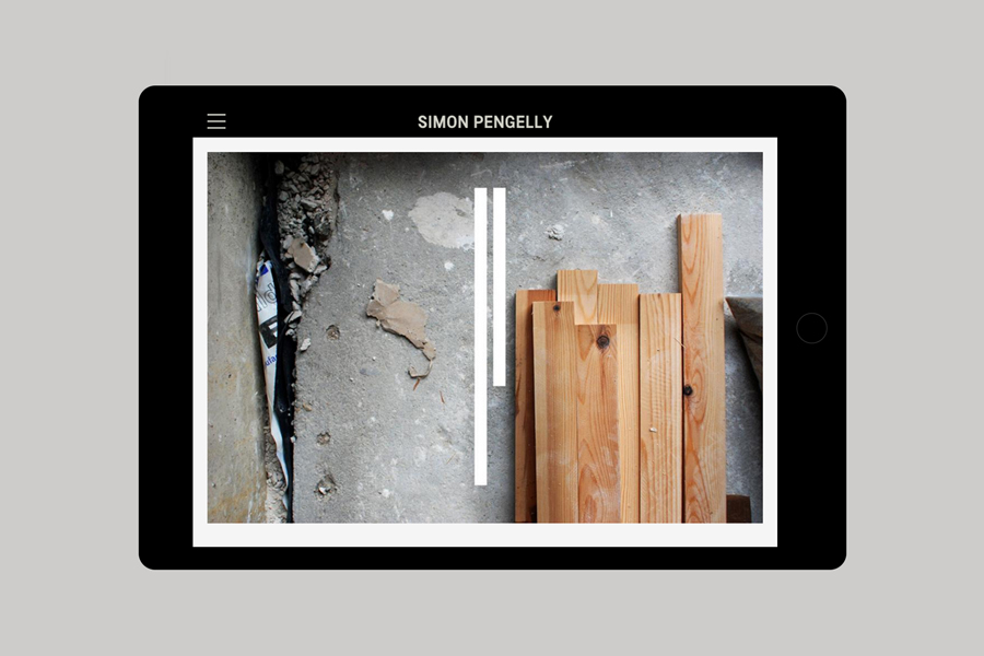 Website for British furniture designer Simon Pengelly by Spin