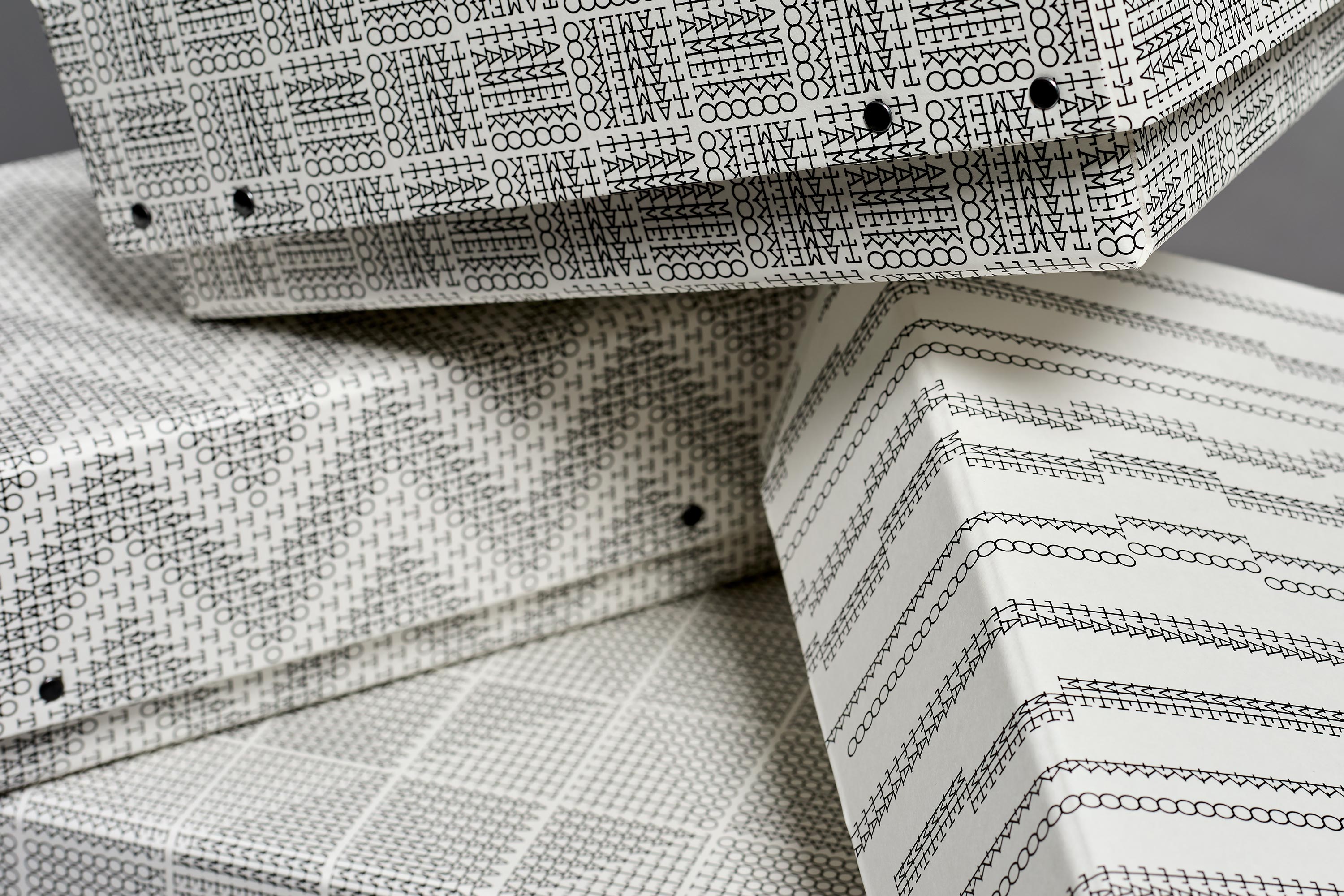 Logotype, patterns, packaging, tone of voice and website by London-based DutchScot for Danish textiles company Tameko