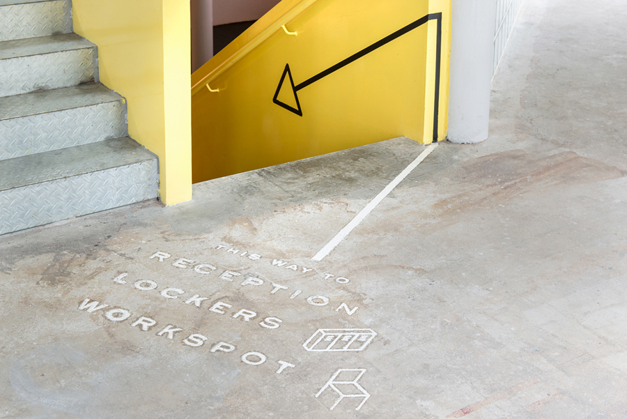 Branding and signage for Singapore co-working space The Working Capitol by Graphic Design Studio Foreign Policy