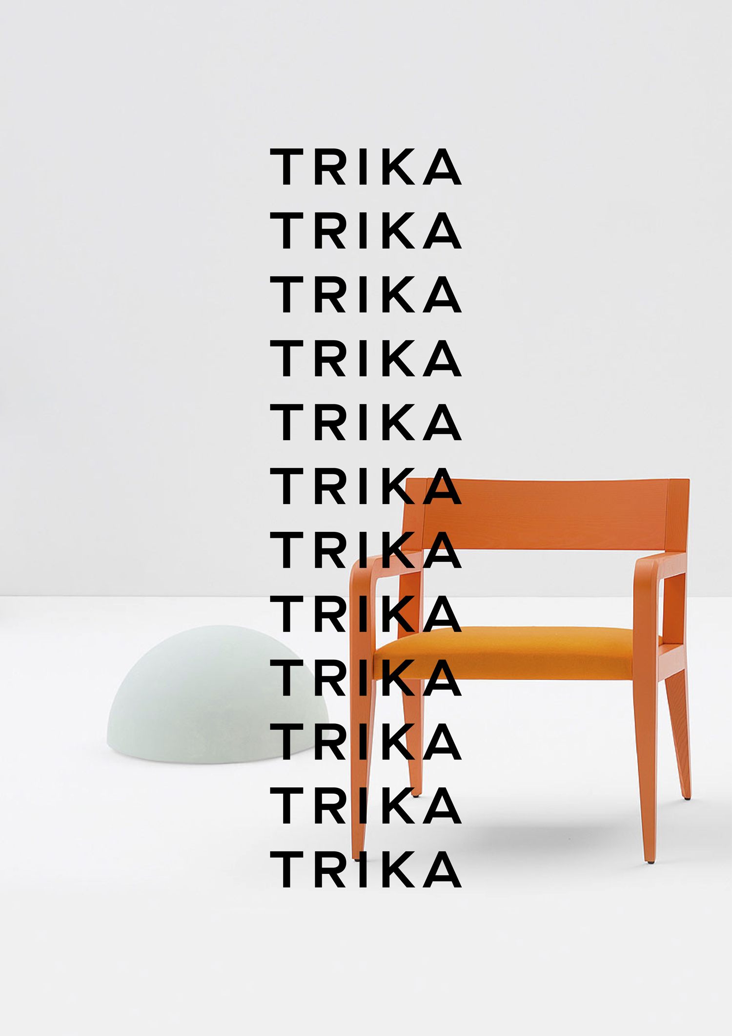Brand identity by UK design studio Bunch for Croatian interior design business Trika