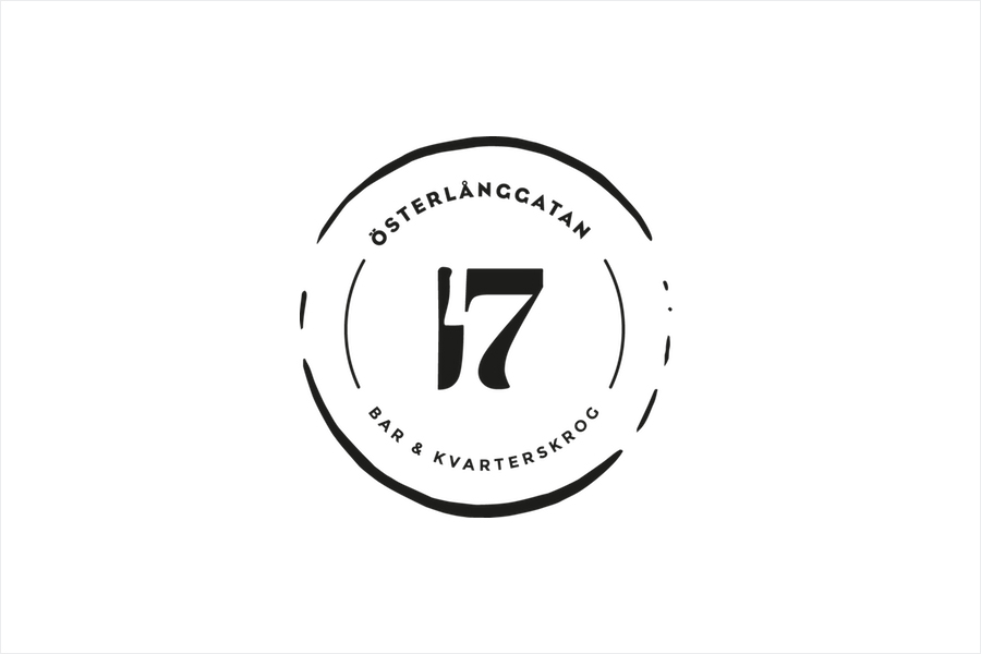 Logo for Stockholm restaurant Österlånggatan 17 by Lobby Design