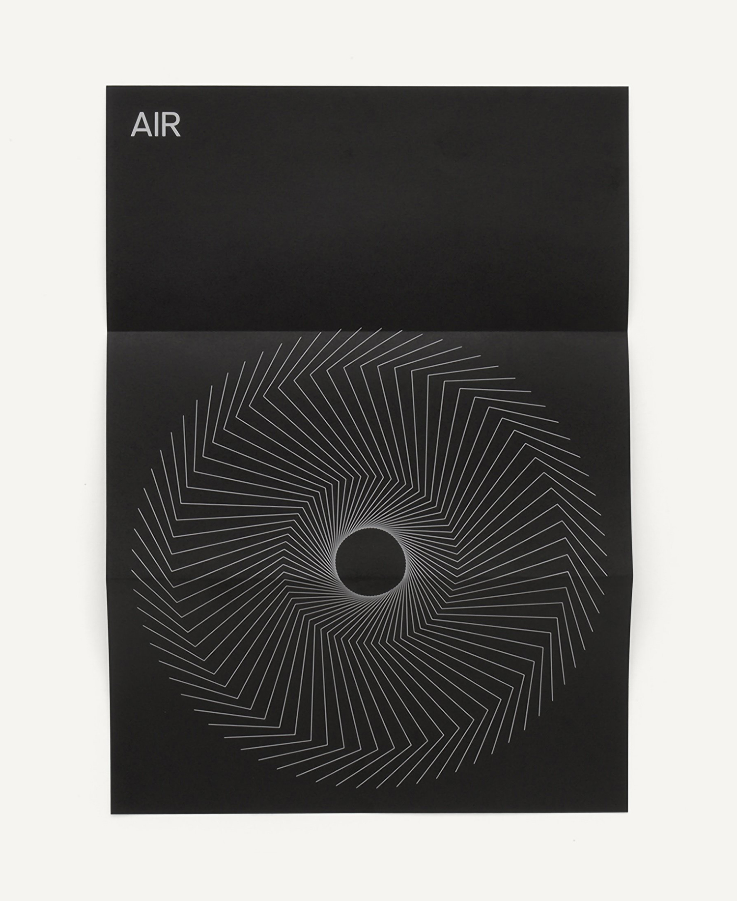 Logo and poster designed by Spin for London-based Air Studios, home of the world’s largest recording rooms