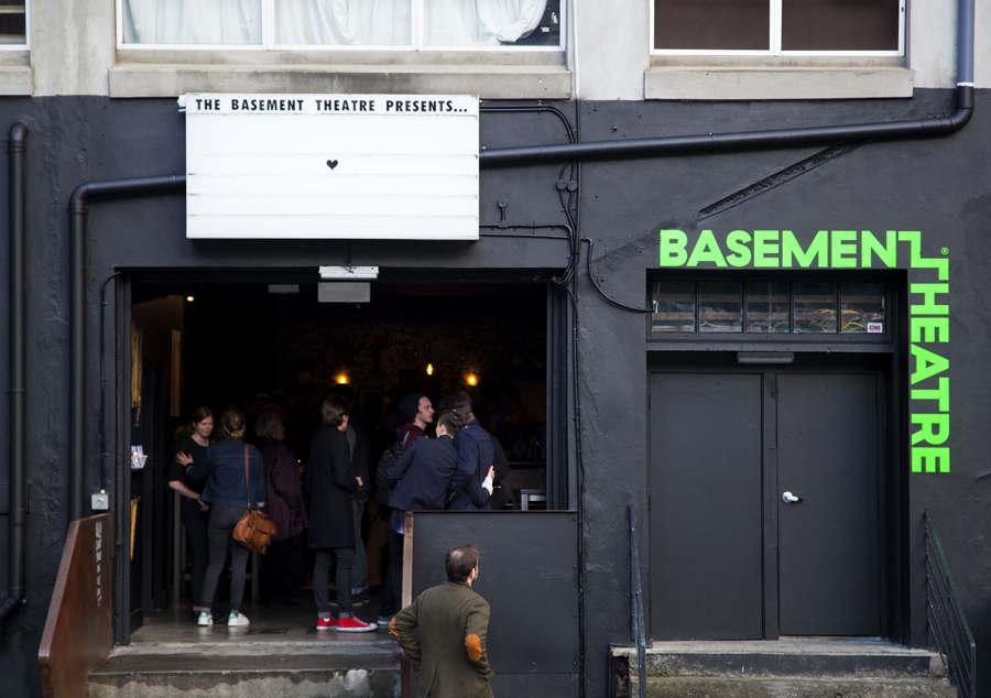 Branding for Basement Theatre by graphic design agency Studio Alexander