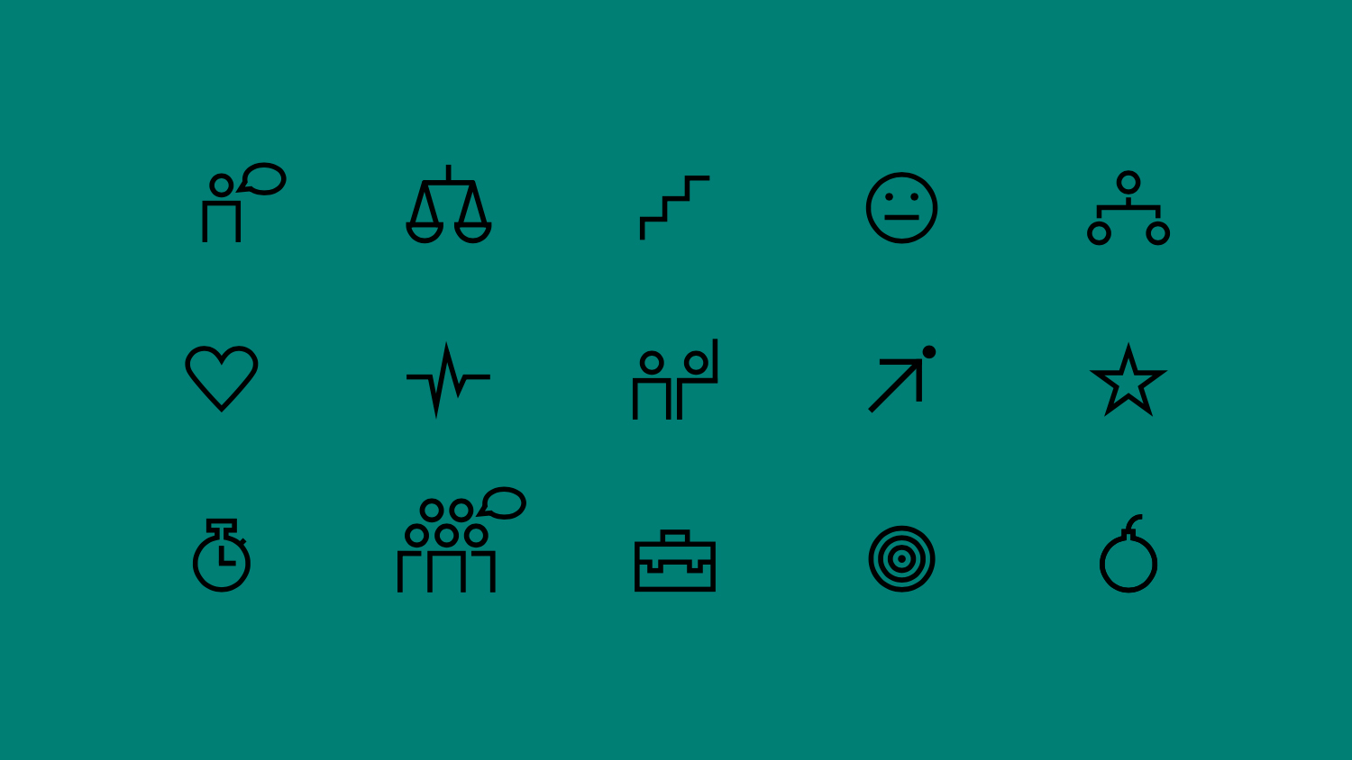 Logotype, pictograms, stationery and website by The Studio for Swedish customer survey specialists Brilliant