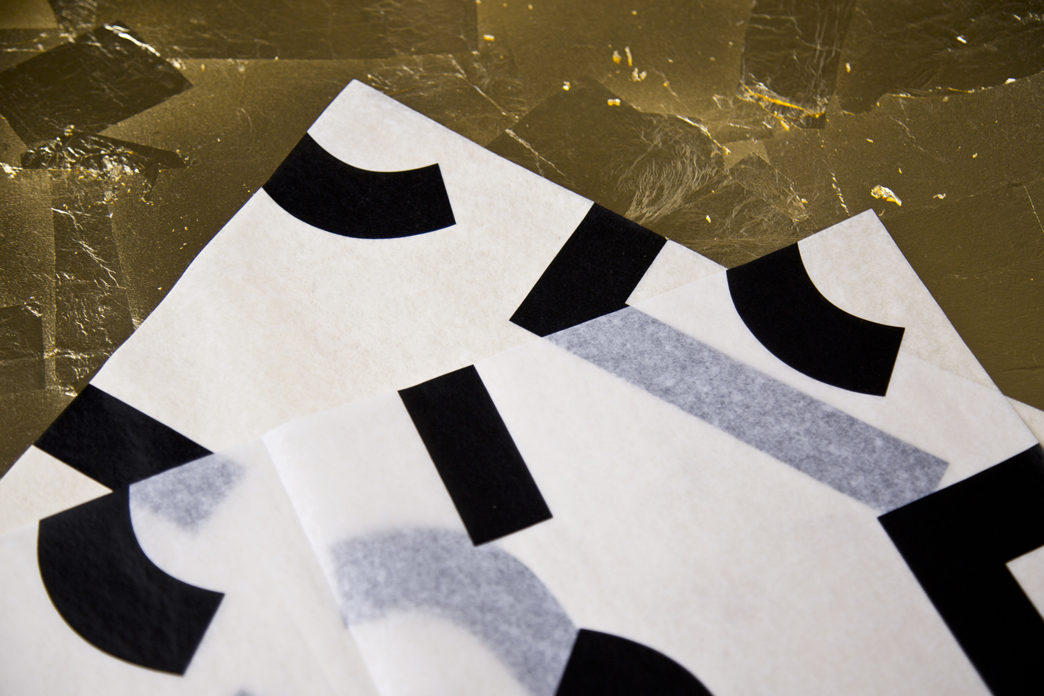 Brand identity and branded tissue paper by Bibliothèque for UK model agency Linden Staub