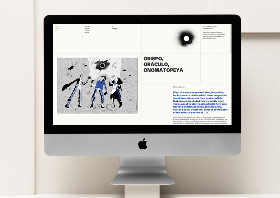 Website by Folch for Barcelona based visual communications business O