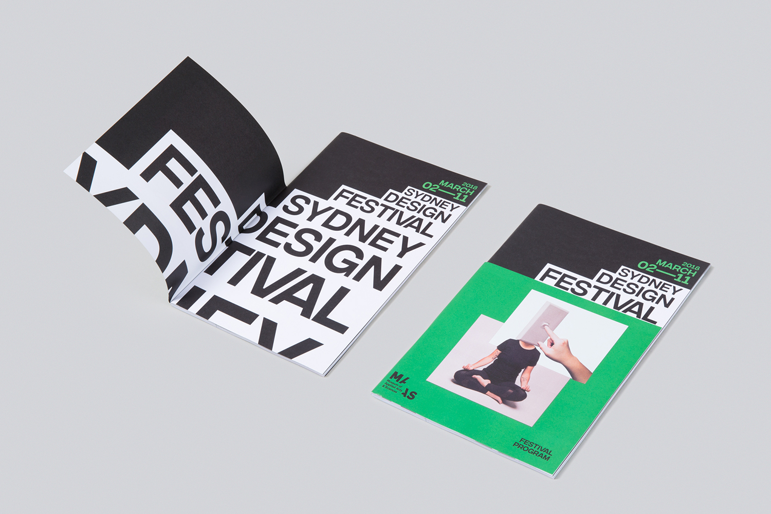 Graphic identity design by Re for the Sydney Design Festival