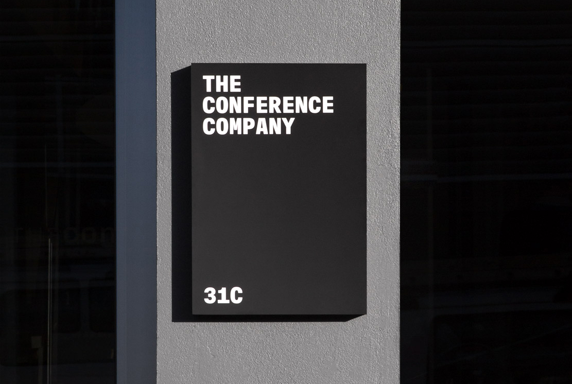 Sign Design & Way-finding – The Conference Company by Studio South, New Zealand