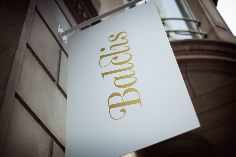 Logotype and signage designed by Mucho for leading Spanish auction house Balclis