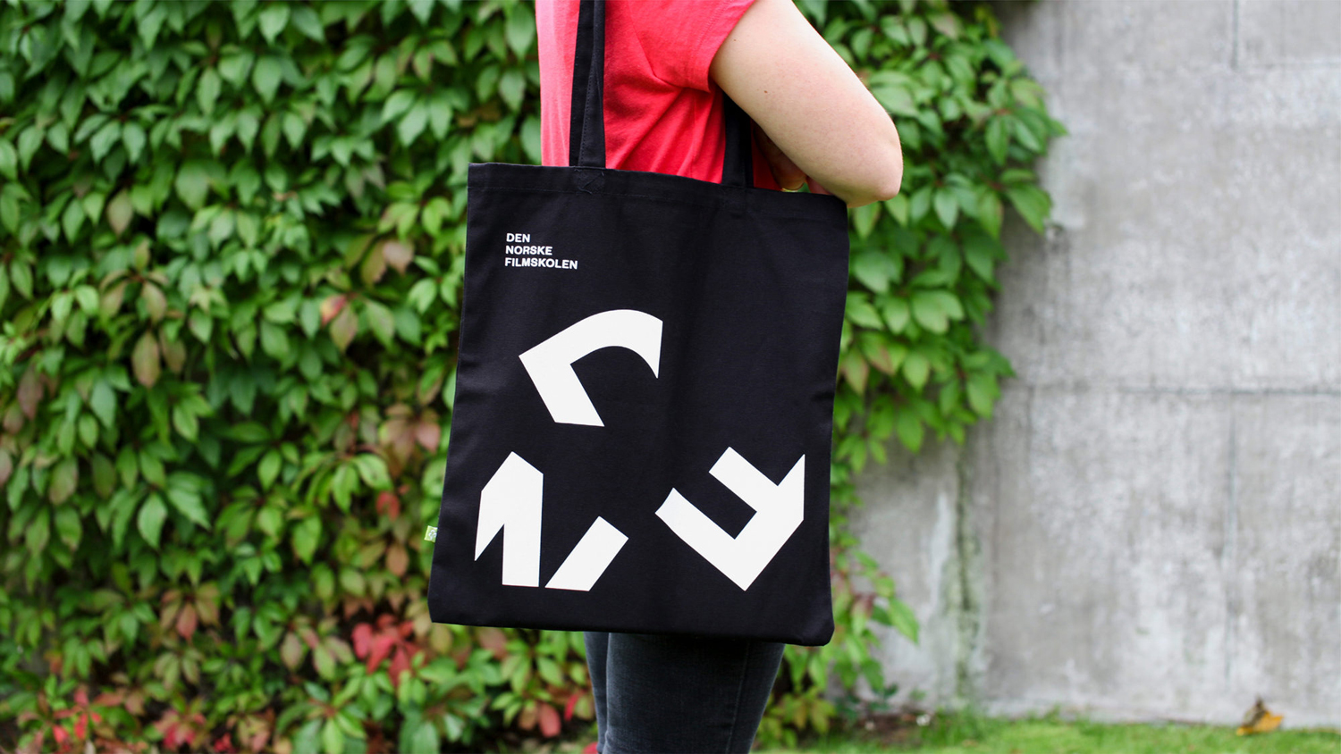 Logo, posters, banners, tote bag and website designed by Oslo-based Neue for The Norwegian Film School