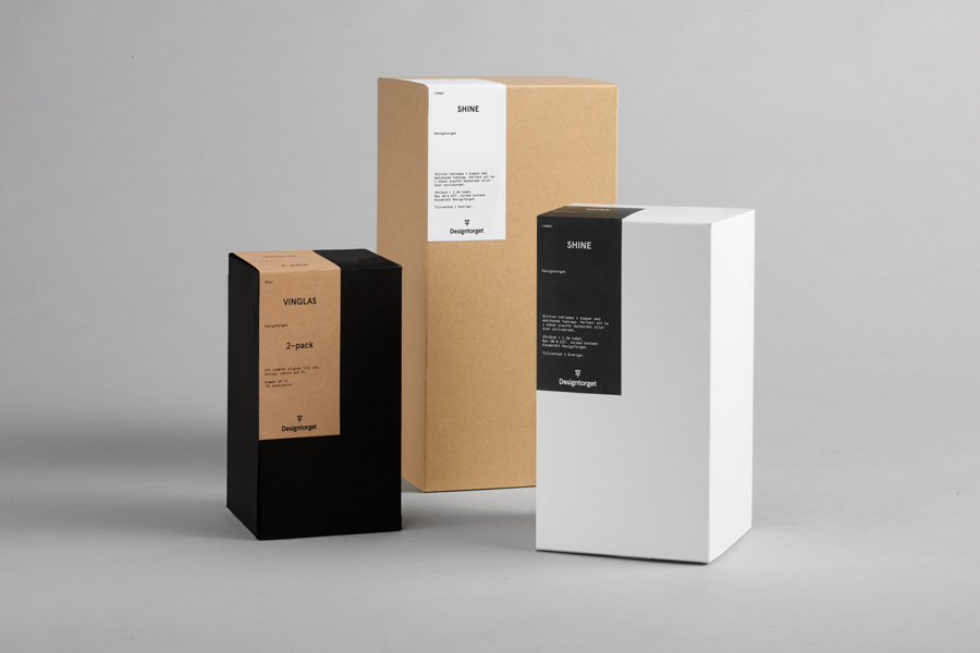 Packaging by Kurppa Hosk for Swedish contemporary furniture, art and design curator and retailer Designtorget