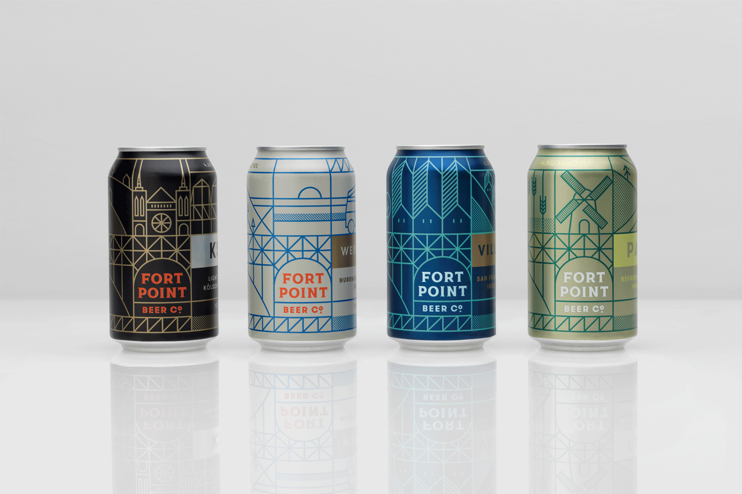 Illustration in Branding – Fort Point Beer Co. by Manual, United States