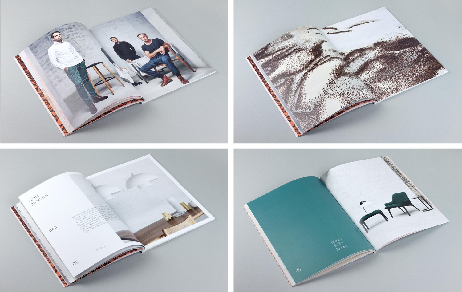 Brand identity and brochure by Design by Toko for Cult's new contemporary furniture range NAU