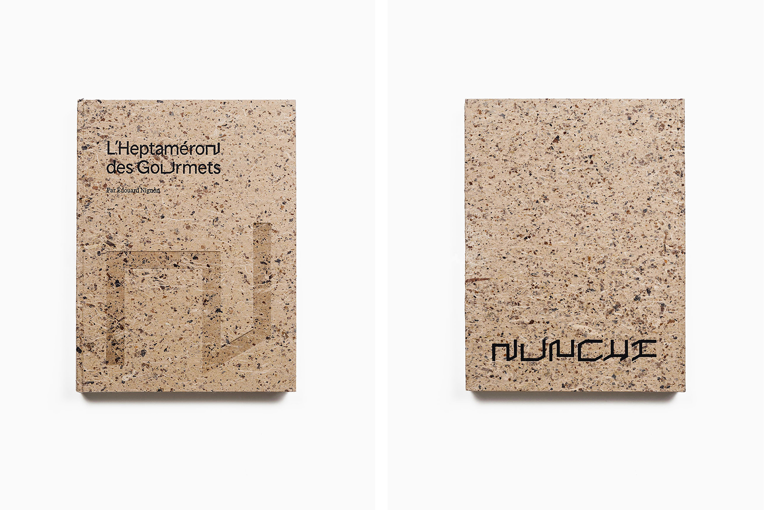 New logo and custom typeface designed by Bedow for Nunchi, the gastronmonic project from Cedric Naudo