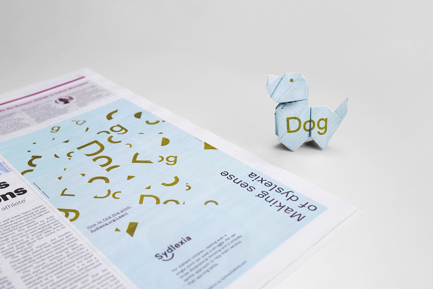 Brand identity and print campaign, posters and adverts for Sydney Dyslexia's innovative new programme Sydlexia by BBDO Dubai