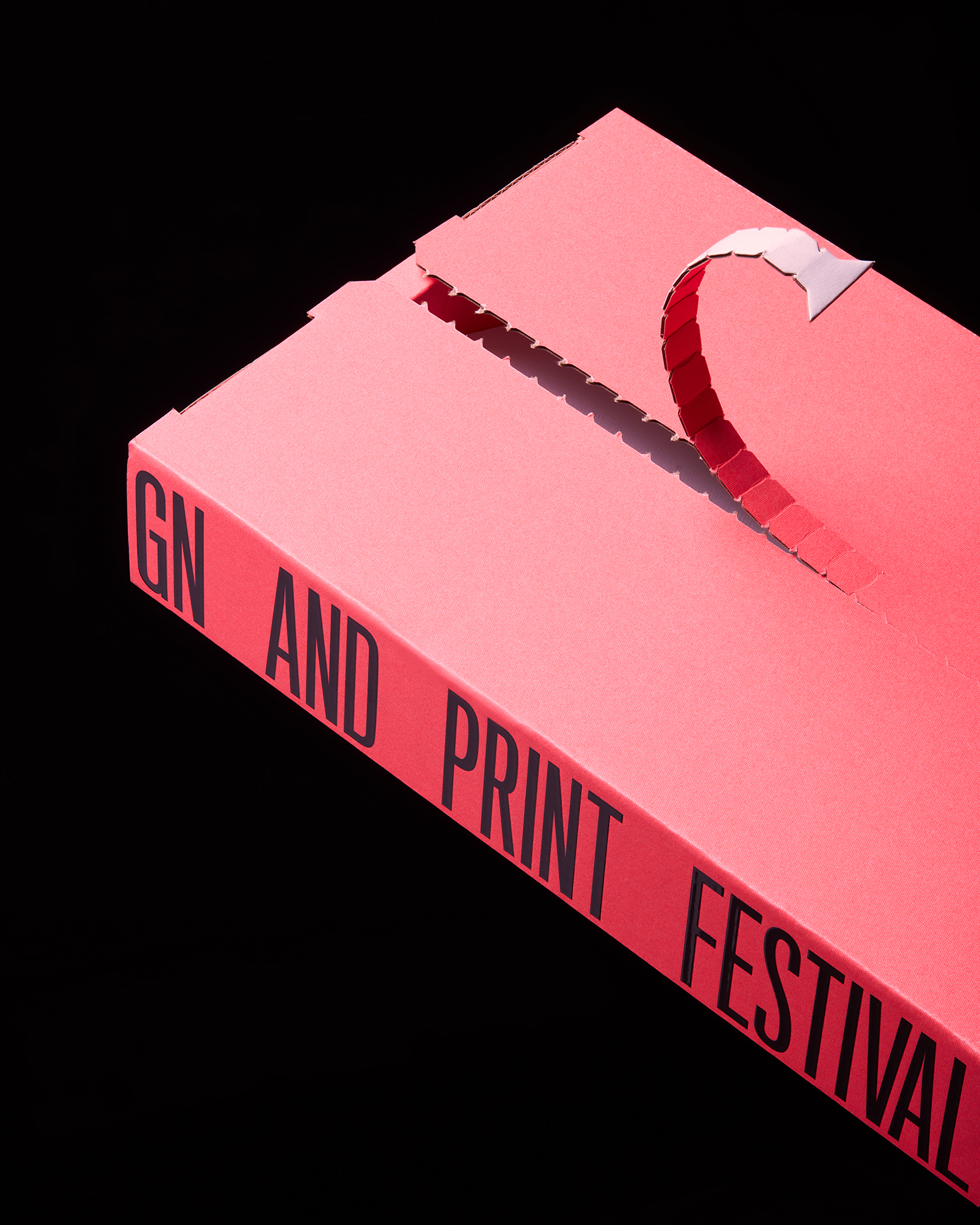 Packaging design and brand communications by Commission for design and print festival Unfolded at The Gmund Paper Factory