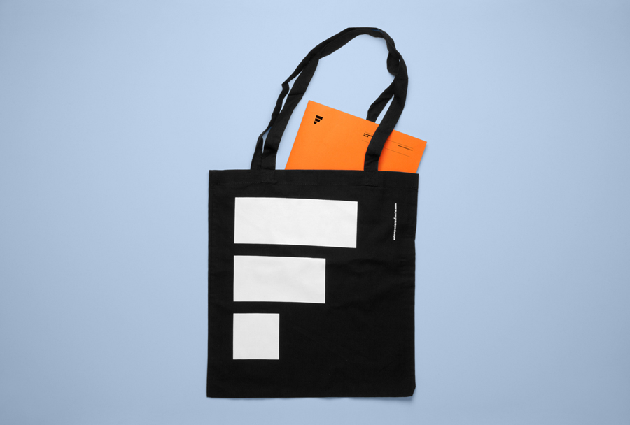 Tote bag for cold stamping business Estampaciones Fuerte by Hey