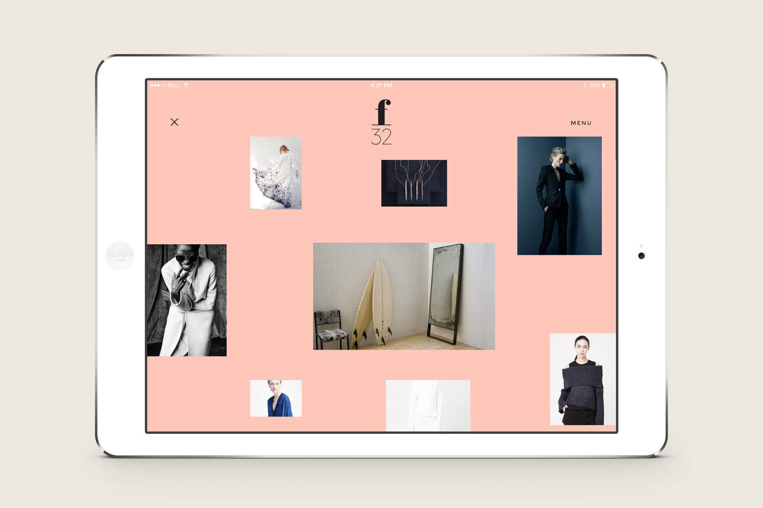 Brand identity and website by Blok for LA based trend-watching company f32