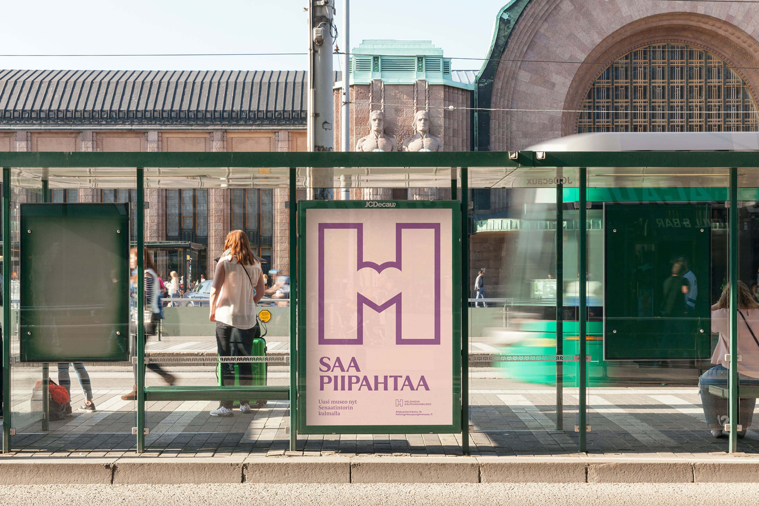 Brand identity and print campaign by Finnish graphic design studio Werklig for Helsinki City Museum