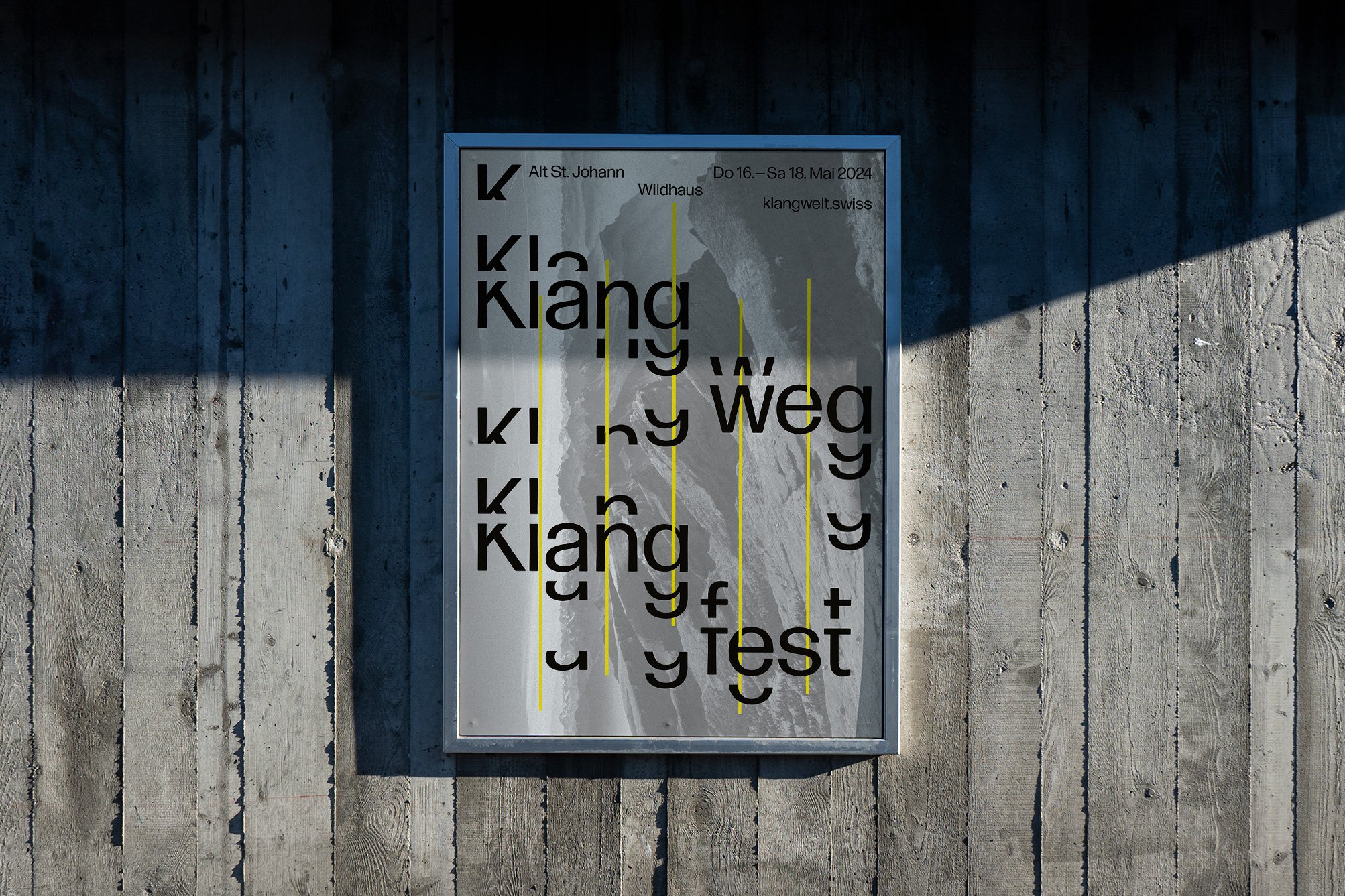Motion logo, brand identity, website and wayfinding for Swiss audio and landscape experience Klangwelt Toggenburg designed by Studio Marcus Kraft Motion logo, brand identity, website and wayfinding for Swiss audio and landscape experience Klangwelt Toggenburg designed by Studio Marcus Kraft
