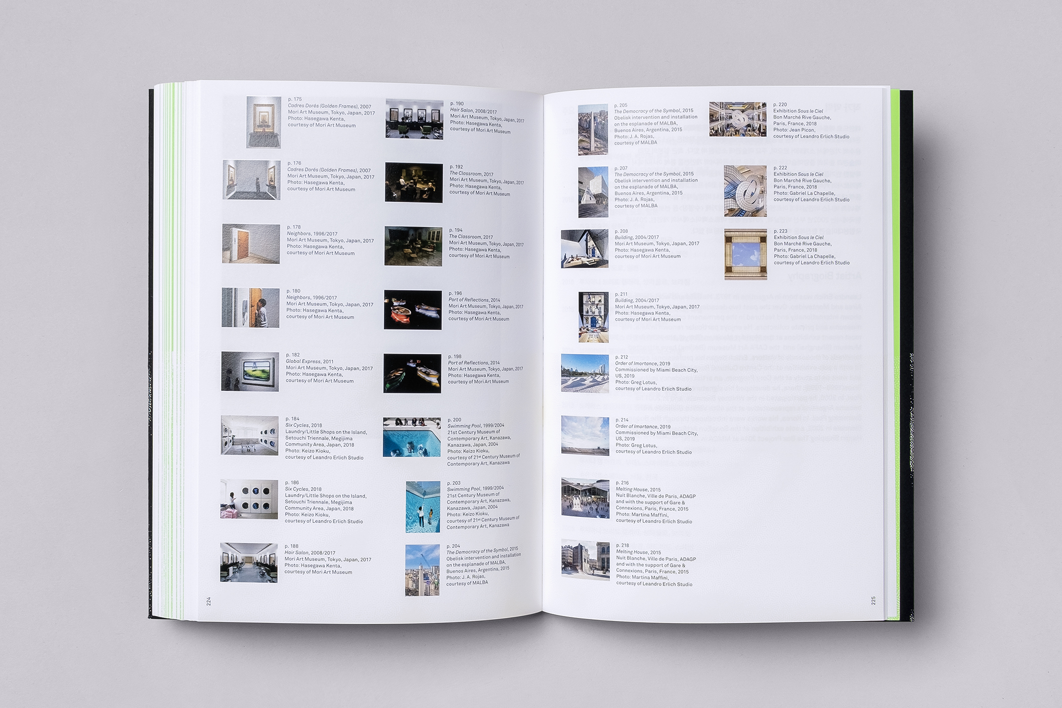 A look at the catalogue for the exhibition Leandro Erlich: Both Sides Now, designed by Studio fnt.