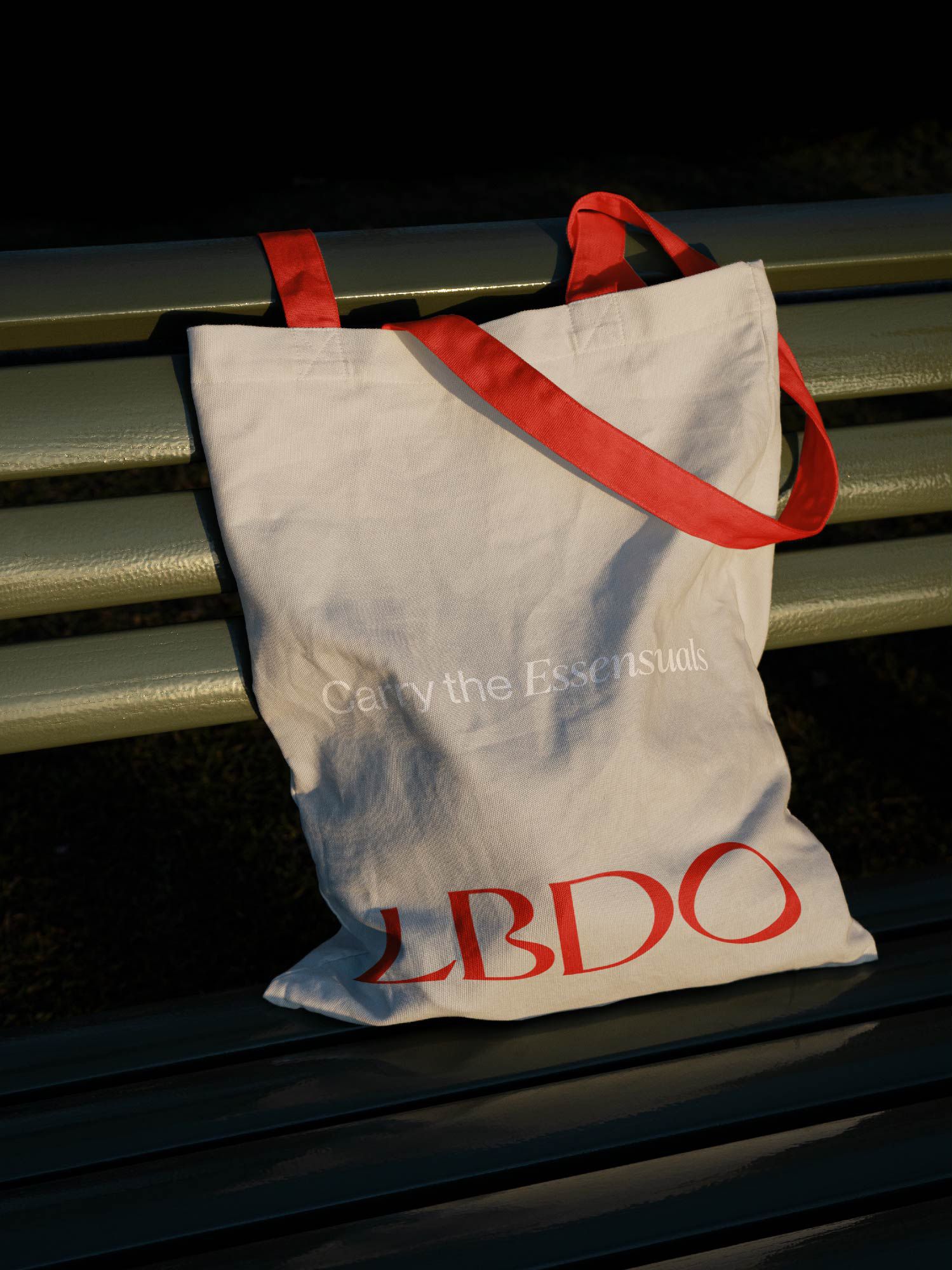 Logo and tote bag for sexual wellness brand LBDO designed by Australian design studio Universal Favourite