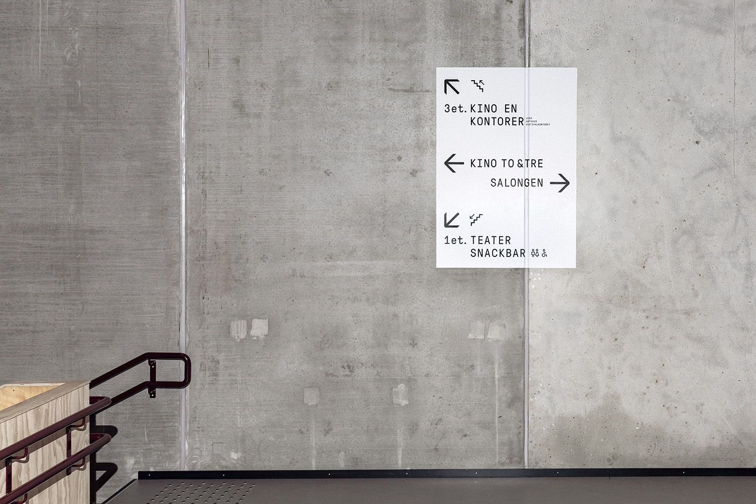 Sign Design & Way-finding – Vega Scene by Metric, Norway
