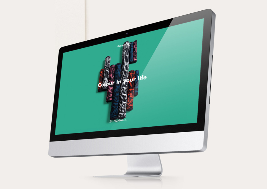 Website for fashion accessory and homeware brand Zuzunaga designed by Folch