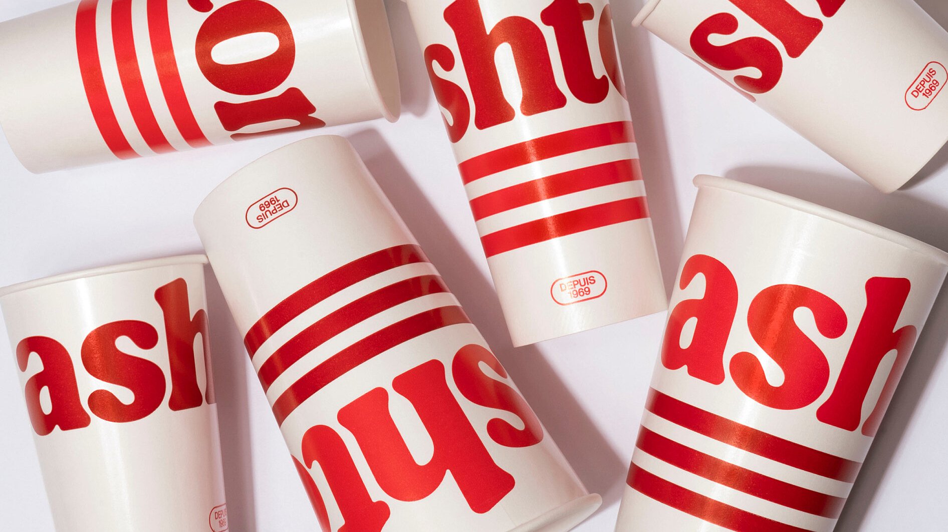  Logotype, visual identity, interior design and art direction for Montreal-based LG2 for Canadian fast food business Ashton