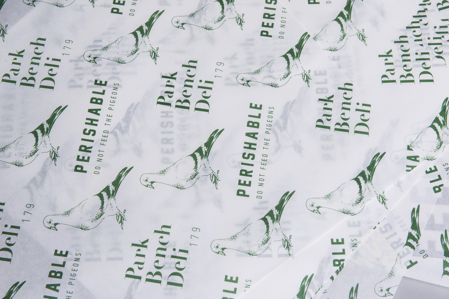 Brand identity and packaging by Foreign Policy for Singapore's Park Bench Deli