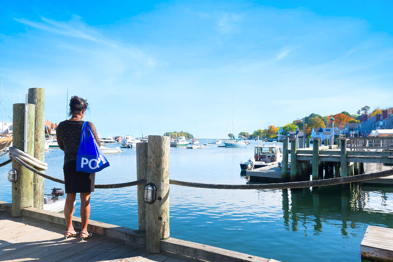 Graphic identity and bag design by New York based Collins for annual conference PopTech