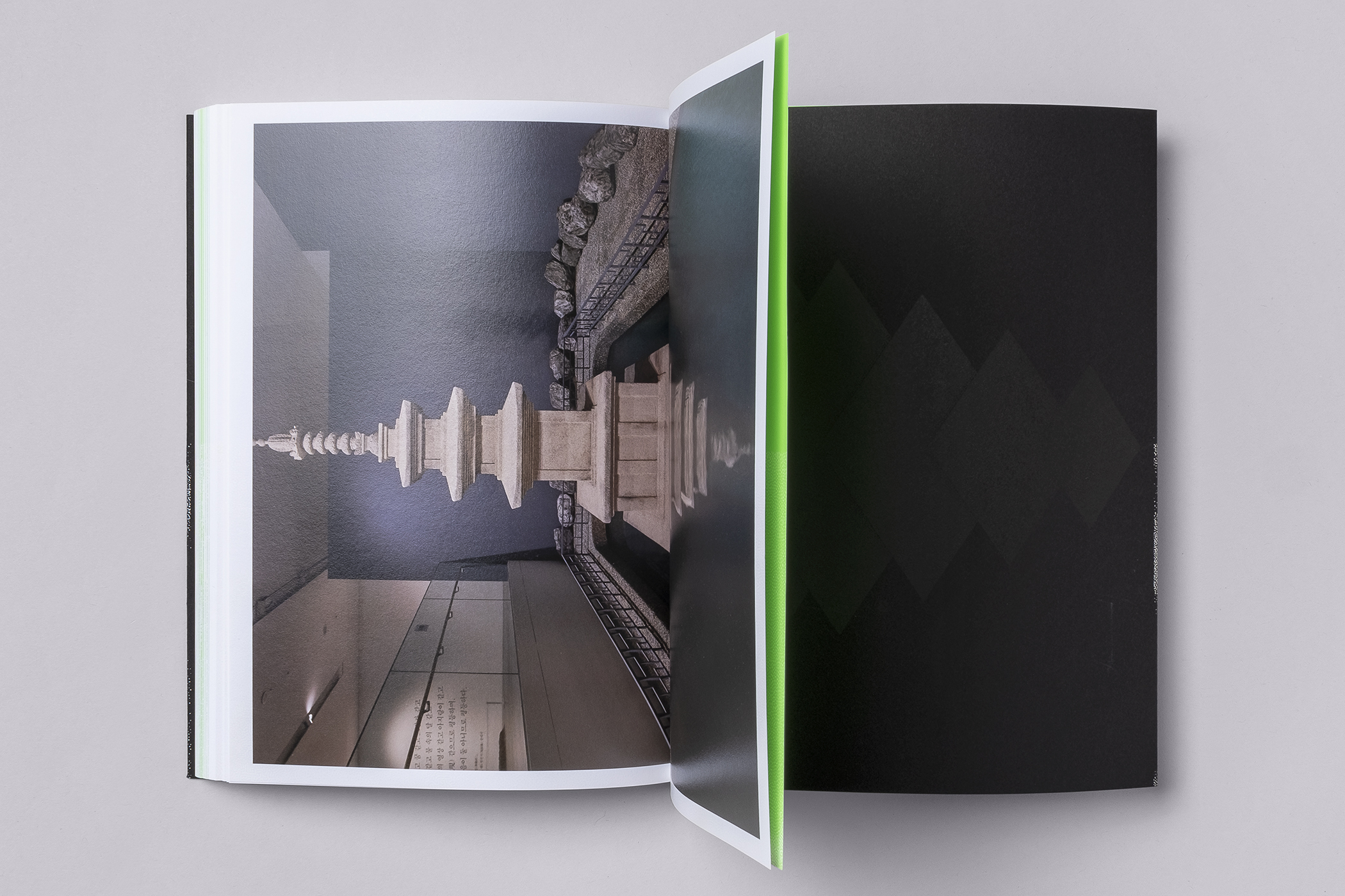 A look at the catalogue for the exhibition Leandro Erlich: Both Sides Now, designed by Studio fnt.